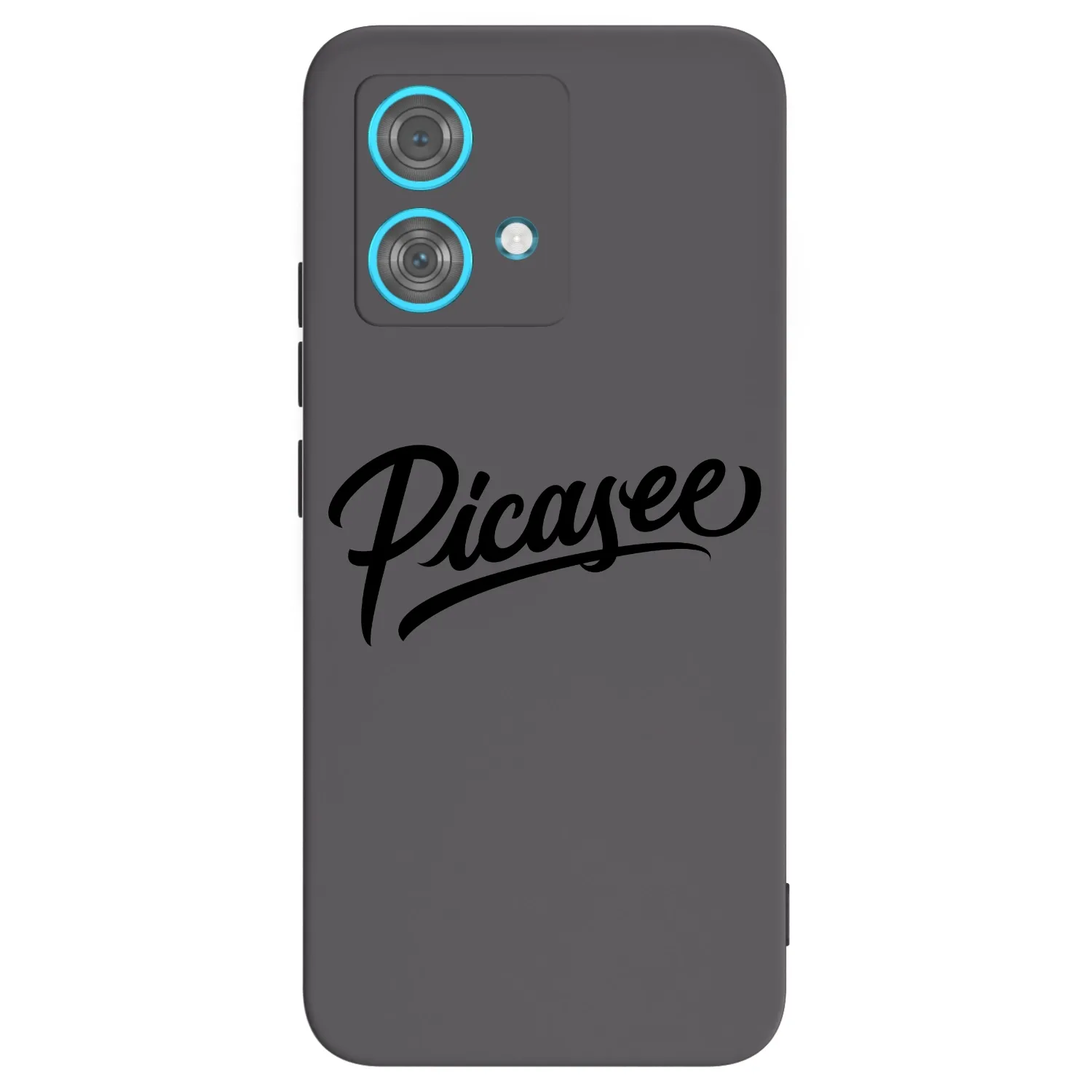 Picasee Motorola Edge 40 Neo Hülle - Schwarzes Silikon - Picasee - old logo - black