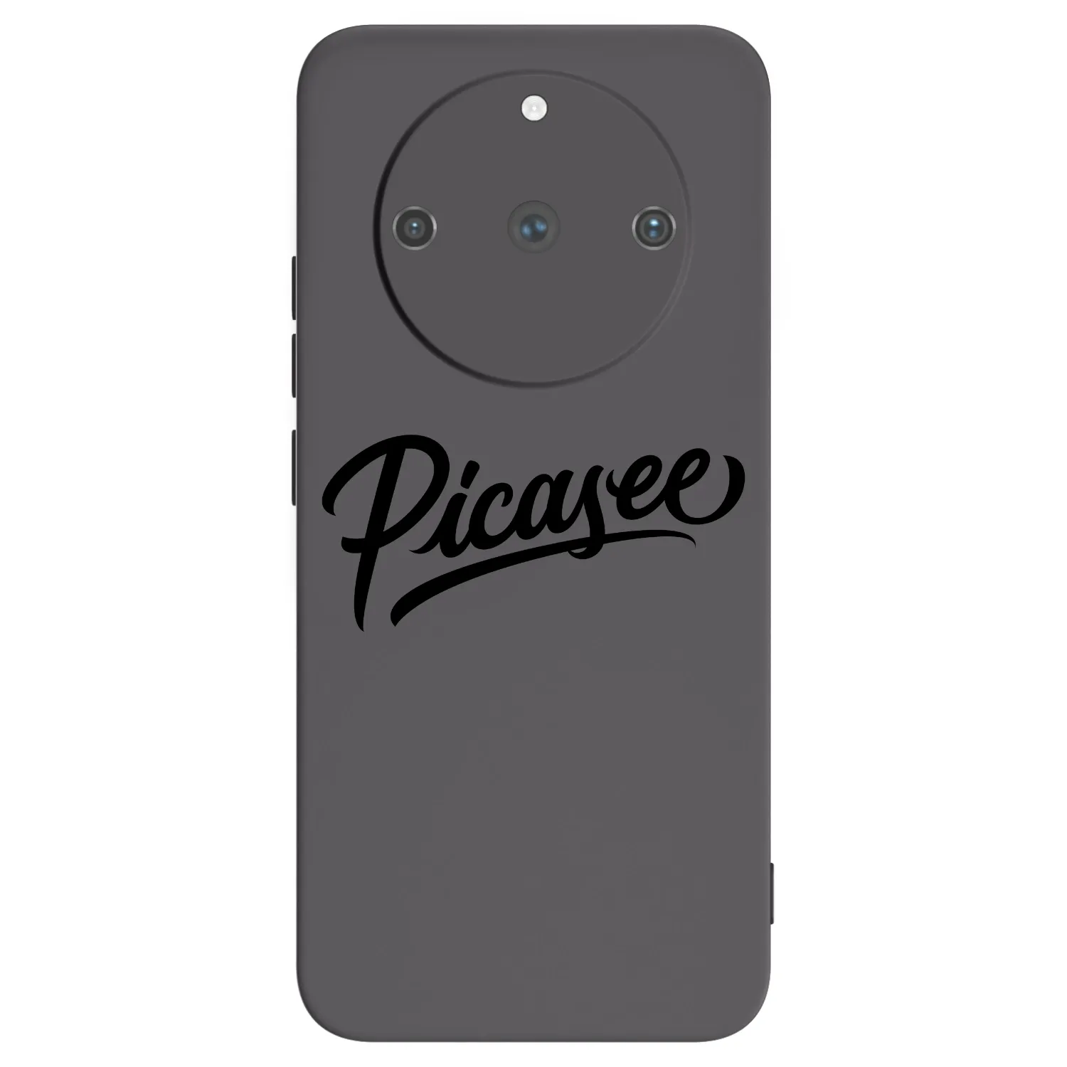 Picasee Realme 11 Pro+ Hülle - Schwarzes Silikon - Picasee - old logo - black