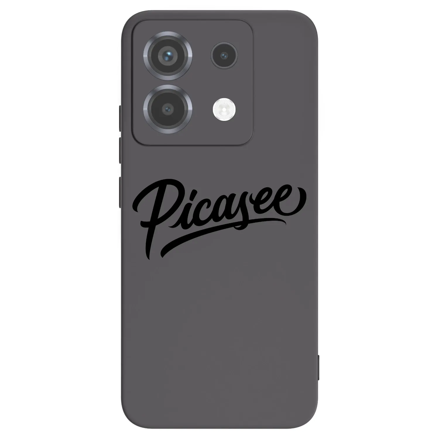 Picasee Xiaomi Poco X6 Hülle - Schwarzes Silikon - Picasee - old logo - black
