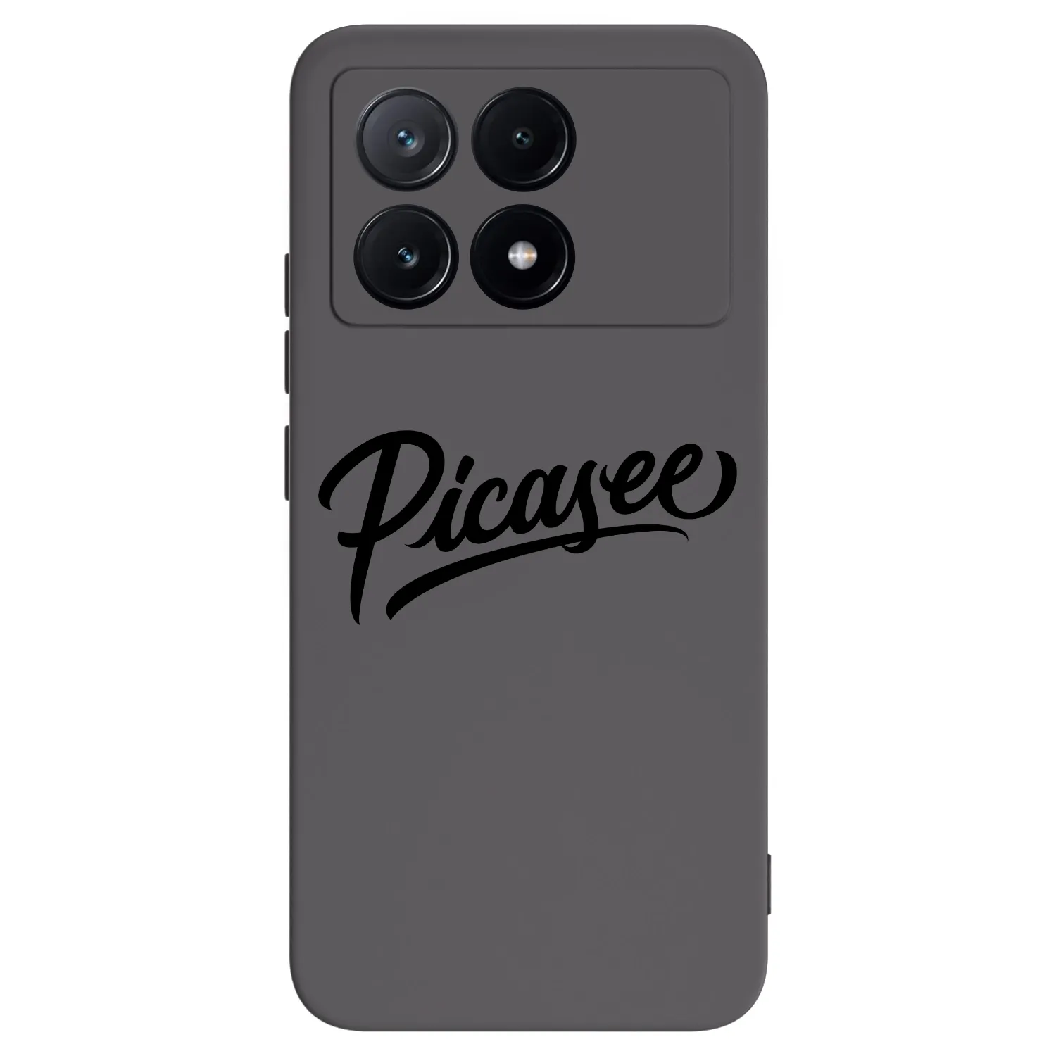 Picasee Xiaomi Poco X6 Pro Hülle - Schwarzes Silikon - Picasee - old logo - black
