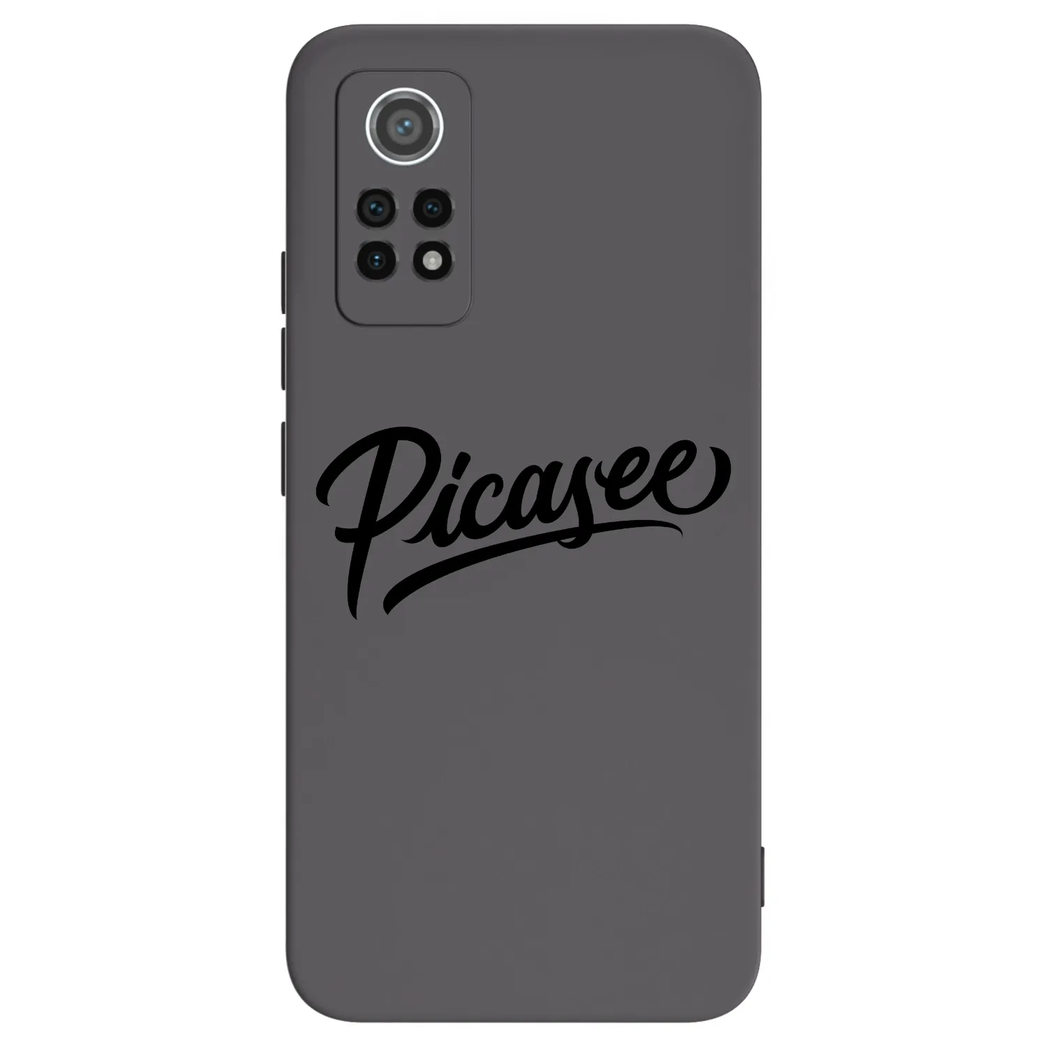 Picasee Xiaomi Redmi Note 12 Pro 4G Hülle - Schwarzes Silikon - Picasee - old logo - black