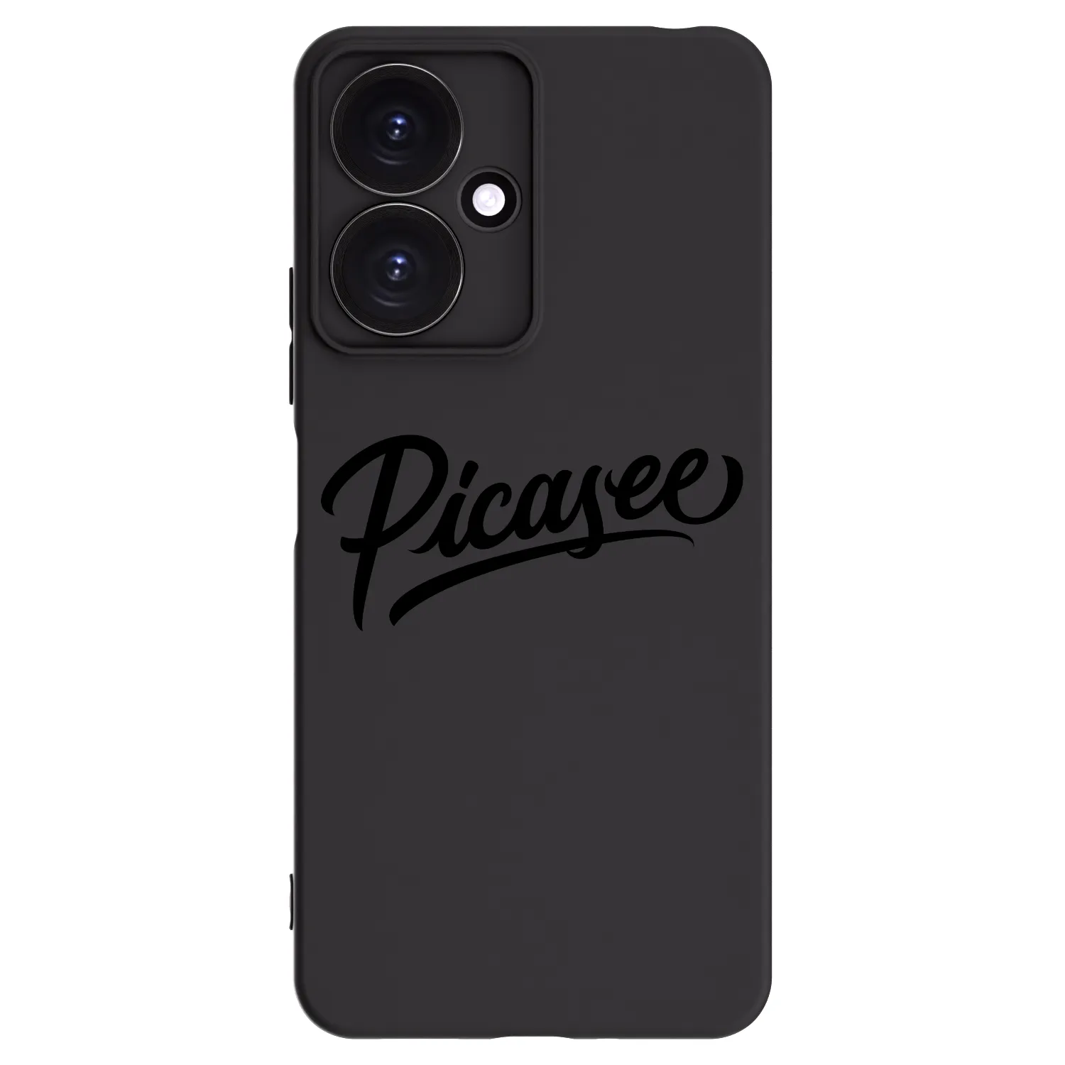 Picasee Xiaomi Redmi 13C 5G Hülle - Schwarzes Silikon - Picasee - old logo - black