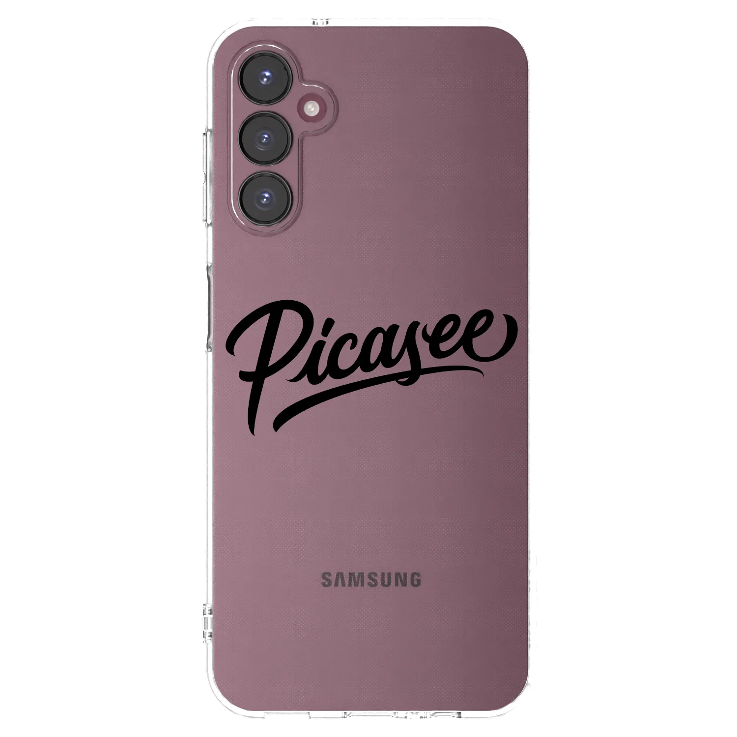 Picasee Samsung Galaxy A05s A057G Hülle - Transparentes Silikon - Picasee - old logo - black