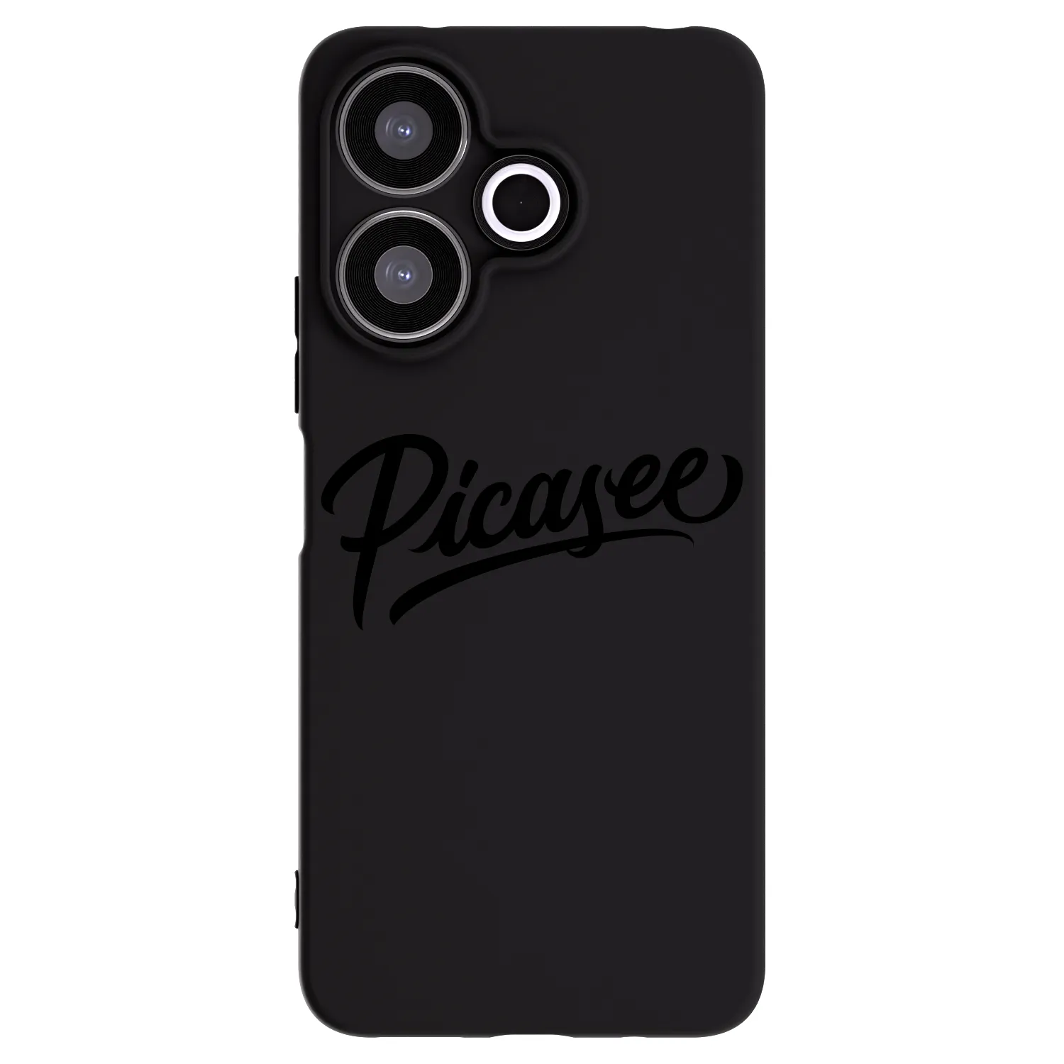Picasee Xiaomi Redmi 13 4G Hülle - Schwarzes Silikon - Picasee - old logo - black