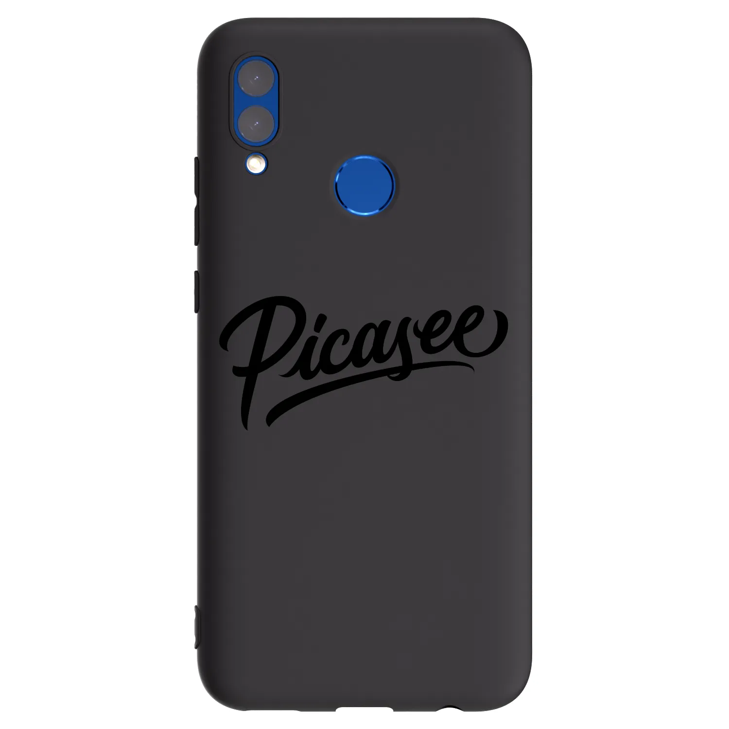 Picasee Honor 10 Lite Hülle - Schwarzes Silikon - Picasee - old logo - black
