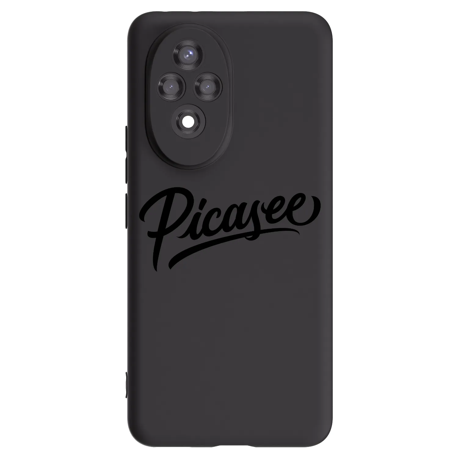 Picasee Honor 200 Pro 5G Hülle - Schwarzes Silikon - Picasee - old logo - black