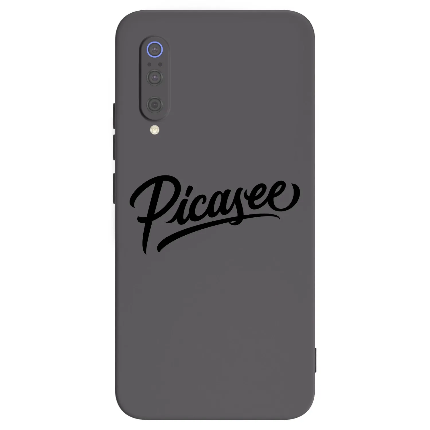 Picasee Xiaomi Mi 9 Hülle - Schwarzes Silikon - Picasee - old logo - black