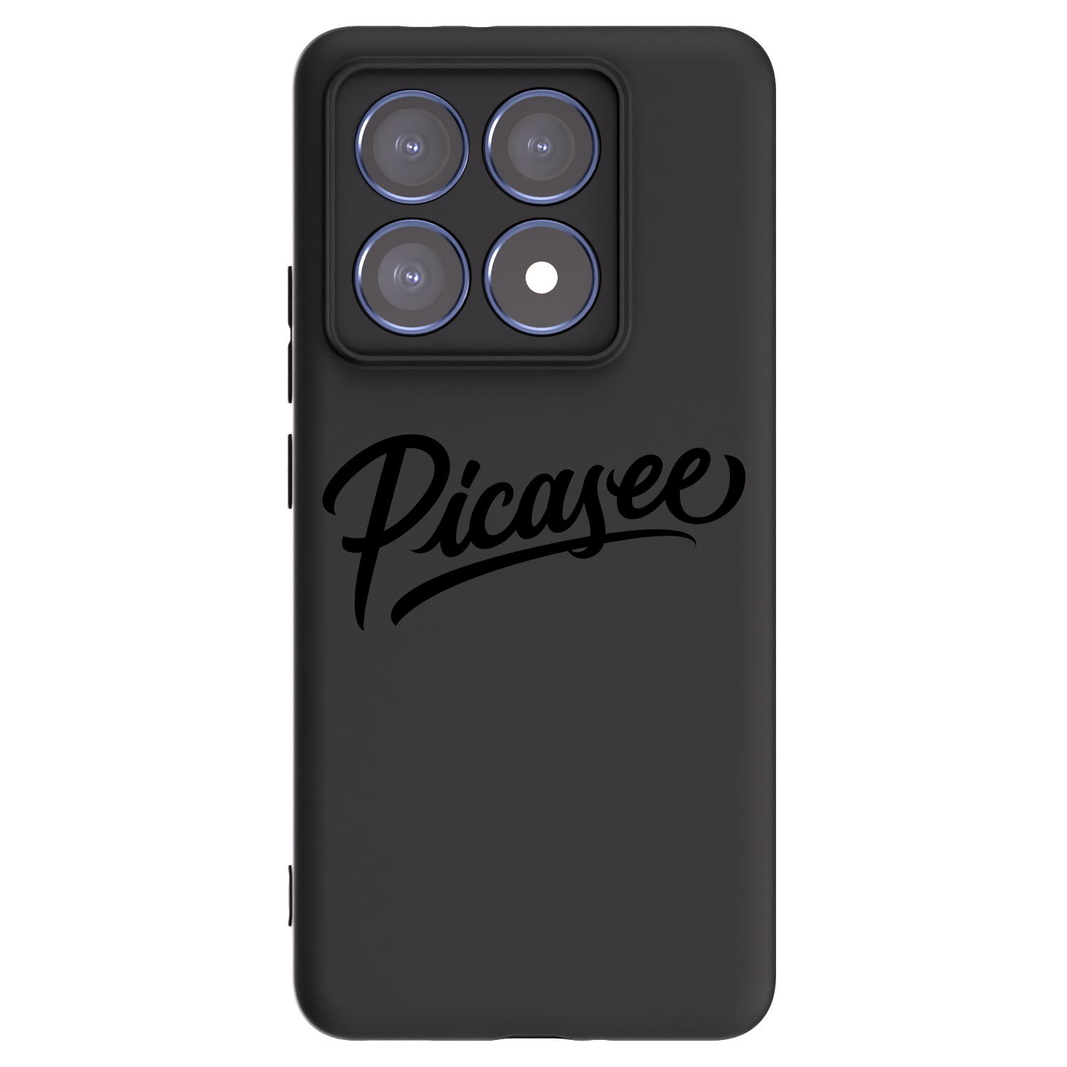 Picasee Xiaomi 14T Pro Hülle - Schwarzes Silikon - Picasee - old logo - black