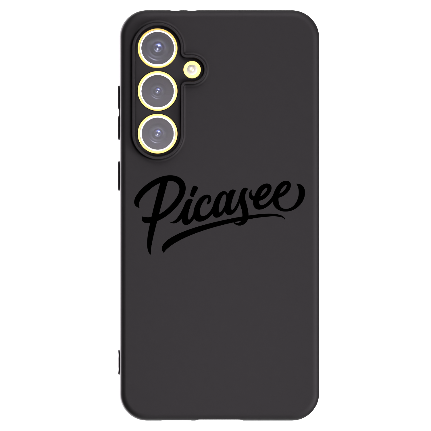 Picasee Samsung Galaxy S24 FE S721B Hülle - Schwarzes Silikon - Picasee - old logo - black