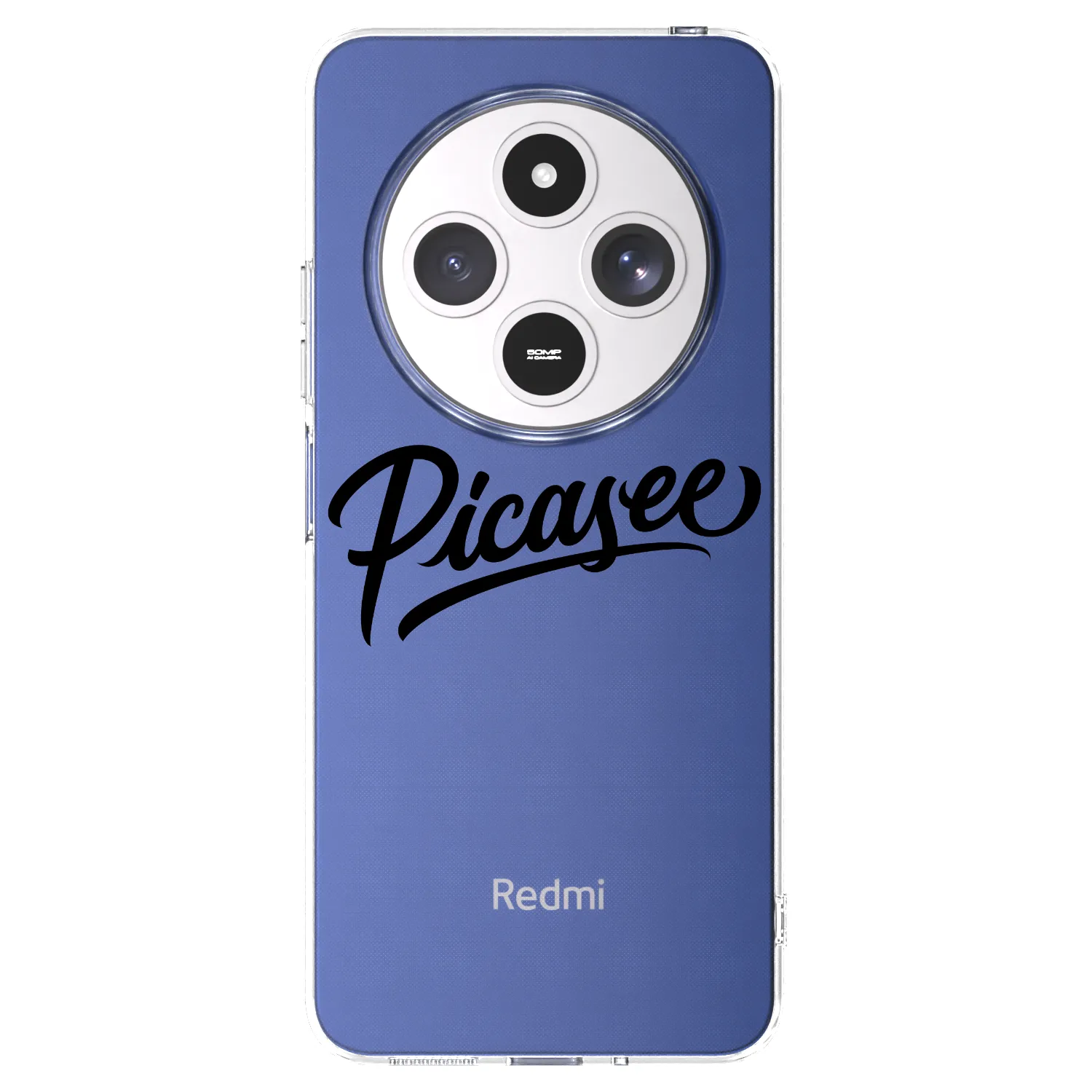 Picasee Xiaomi Redmi 14C Hülle - Transparentes Silikon - Picasee - old logo - black