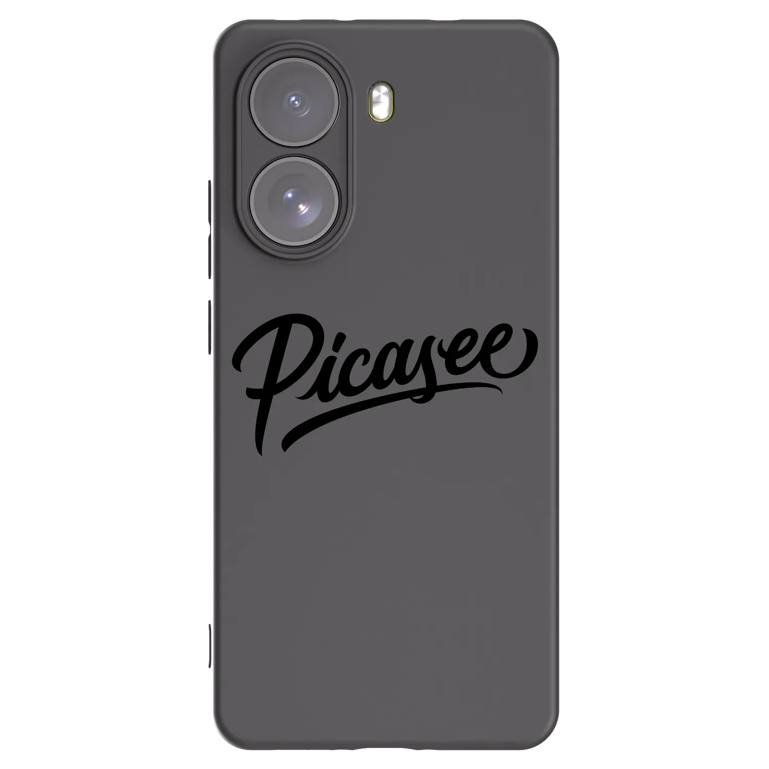 Picasee Xiaomi Poco X7 Hülle - Schwarzes Silikon - Picasee - old logo - black