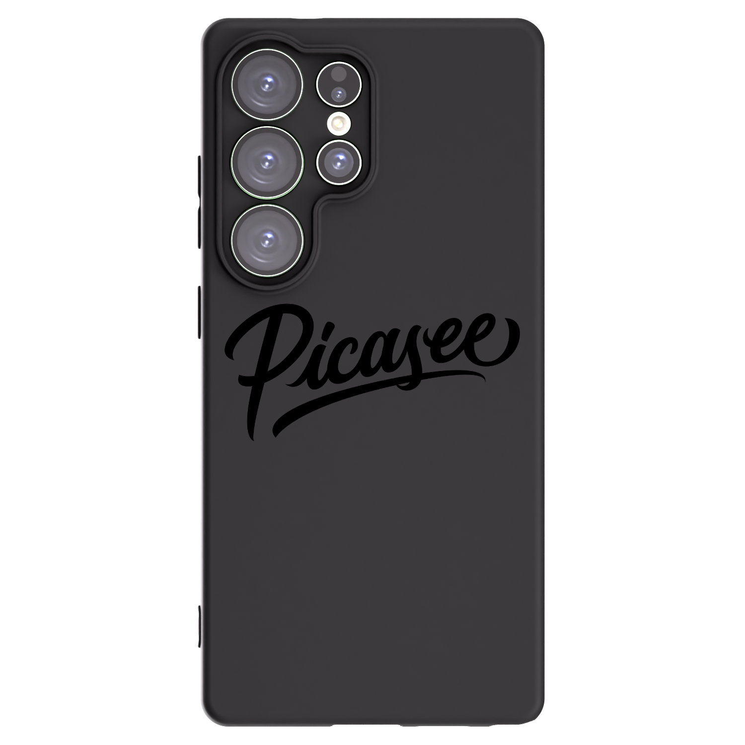 Picasee Samsung Galaxy S25 Ultra 5G Hülle - Schwarzes Silikon - Picasee - old logo - black
