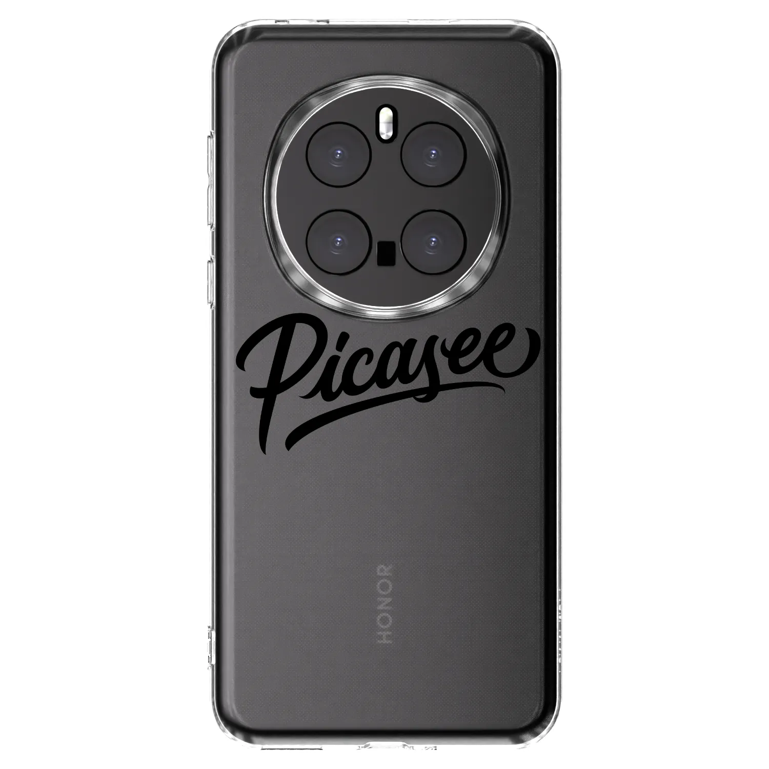 Picasee Honor Magic7 Pro 5G Hülle - Transparentes Silikon - Picasee - old logo - black