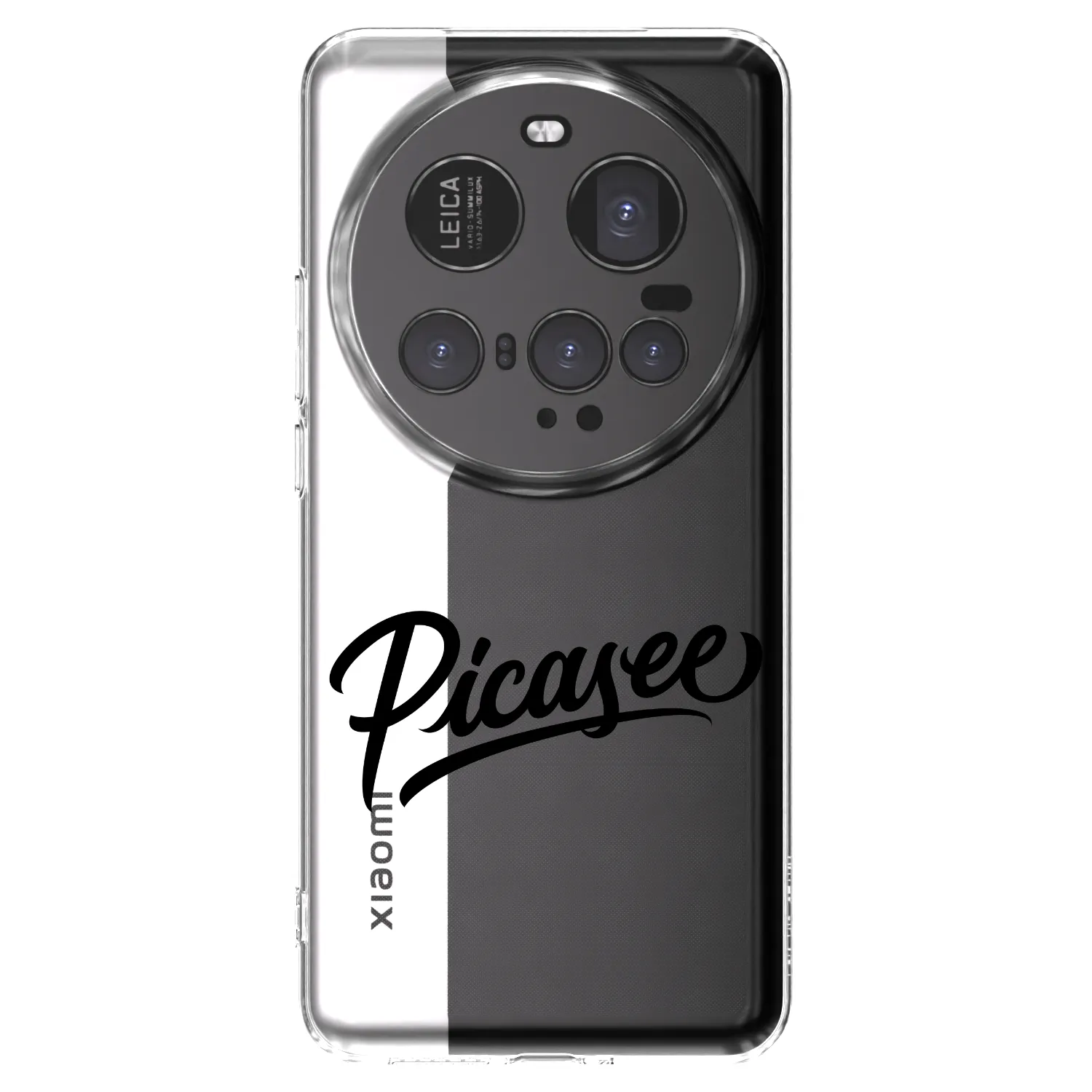 Picasee Xiaomi 15 Ultra Hülle - Transparentes Silikon - Picasee - old logo - black