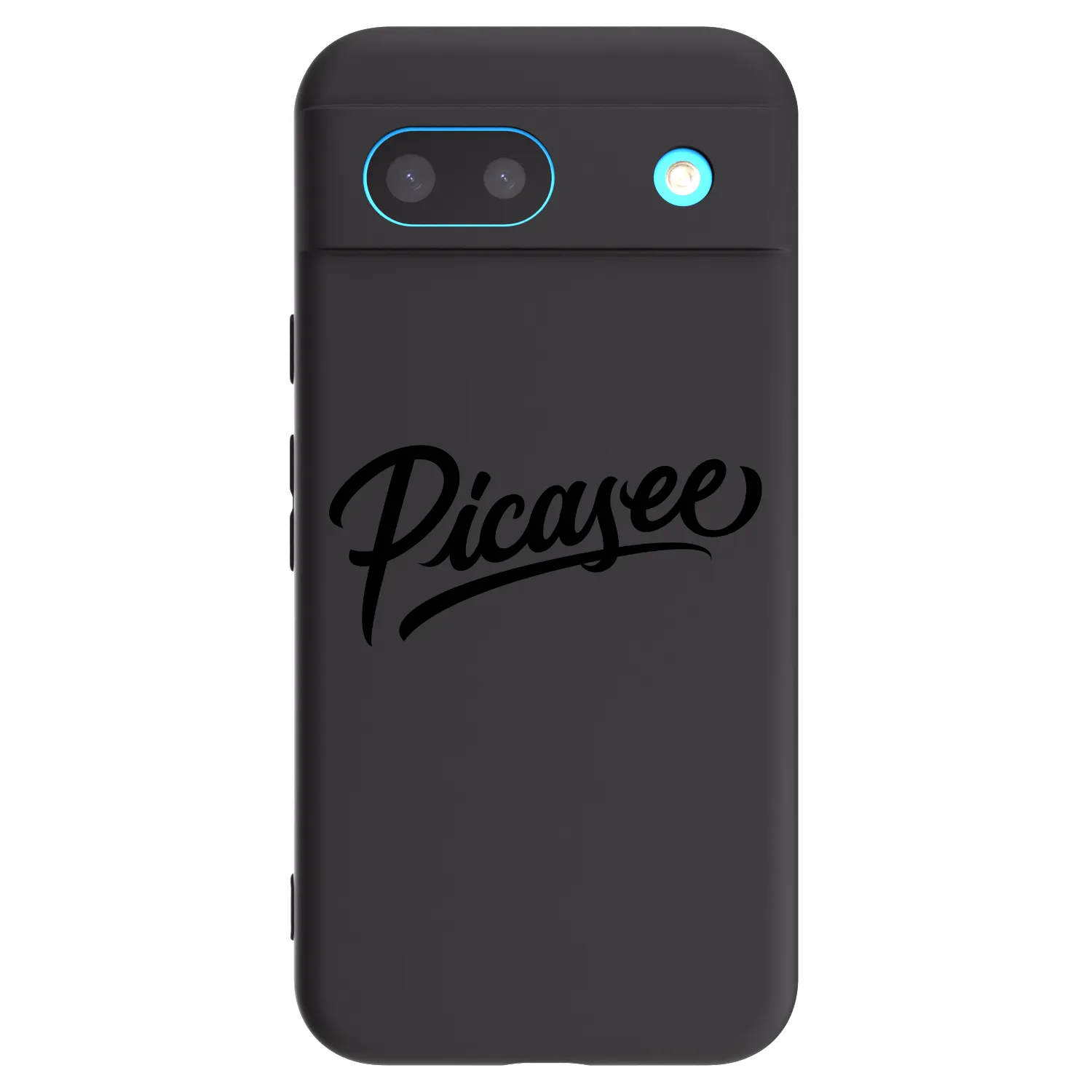 Picasee Google Pixel 8 Hülle - Schwarzes Silikon - Picasee - old logo - black