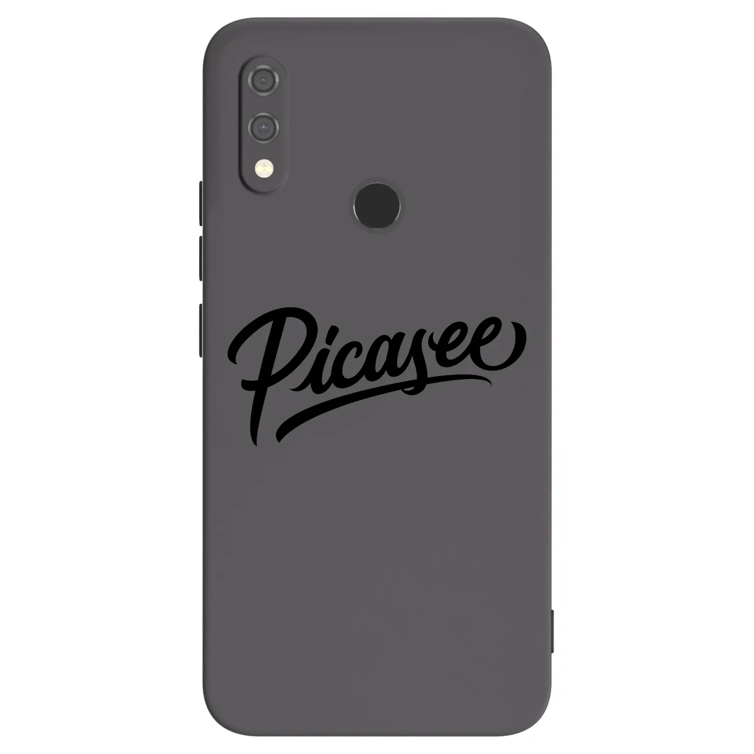 Picasee Xiaomi Redmi Note 7 Hülle - Schwarzes Silikon - Picasee - old logo - black