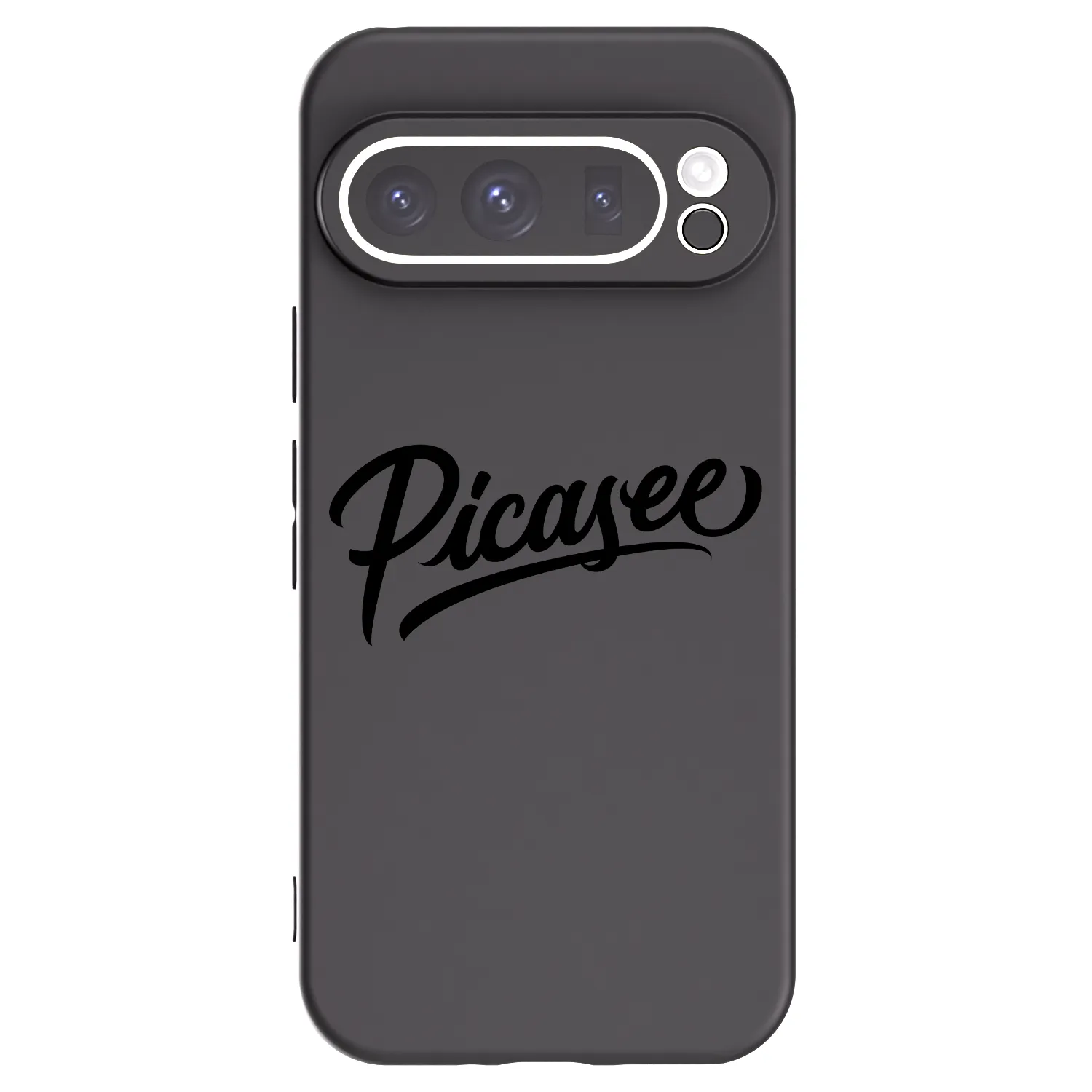 Picasee Google Pixel 9 Pro Hülle - Schwarzes Silikon - Picasee - old logo - black