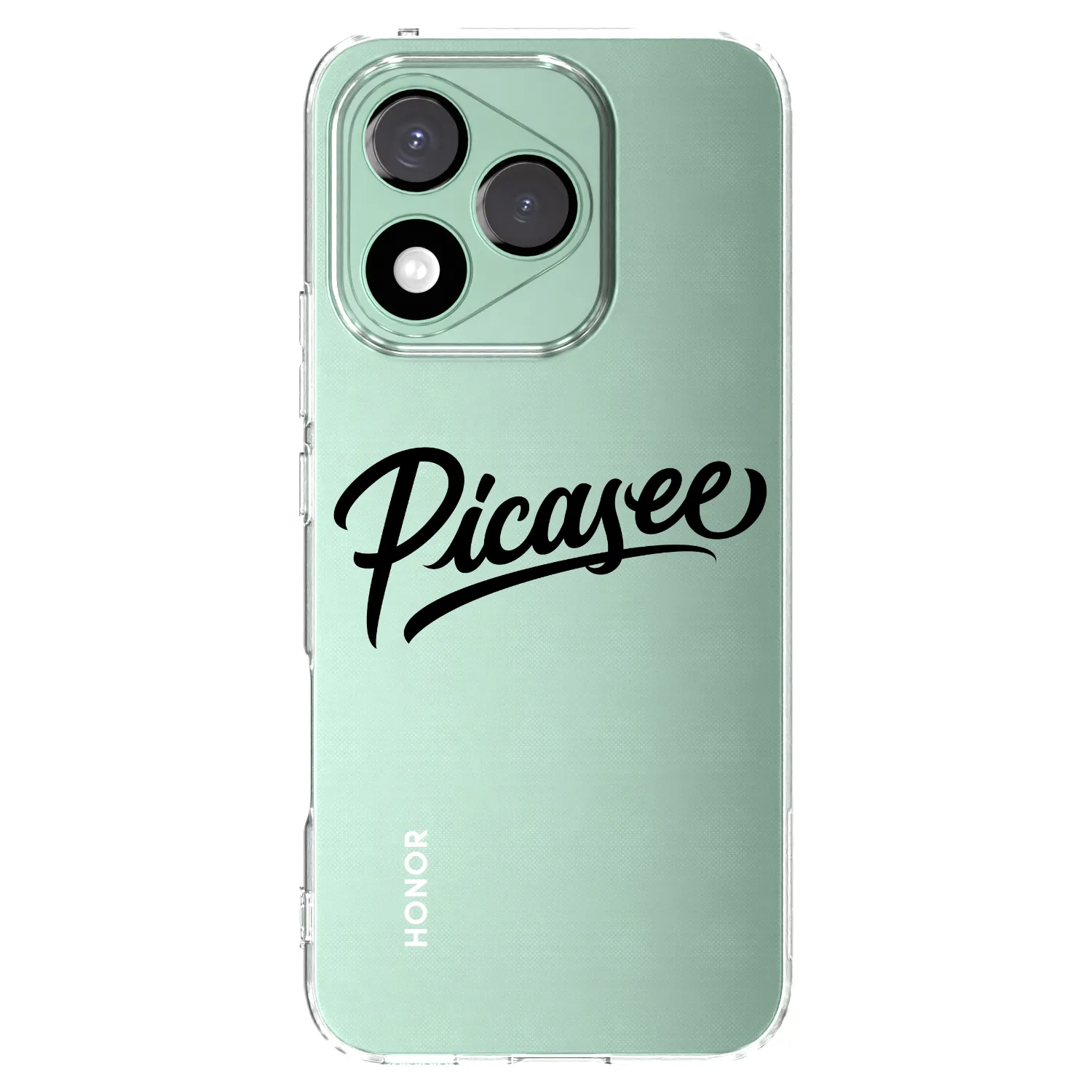 Picasee Honor 400 Lite 5G Hülle - Transparentes Silikon - Picasee - old logo - black
