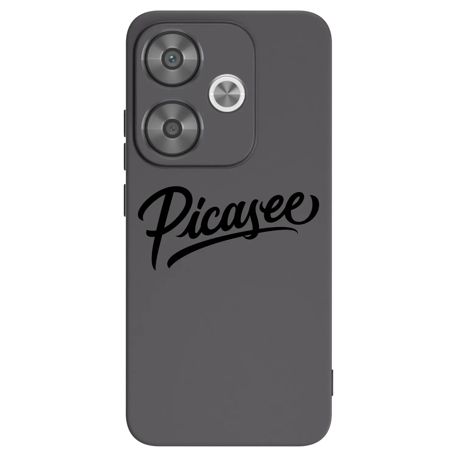 Picasee Xiaomi Poco F6 Hülle - Schwarzes Silikon - Picasee - old logo - black