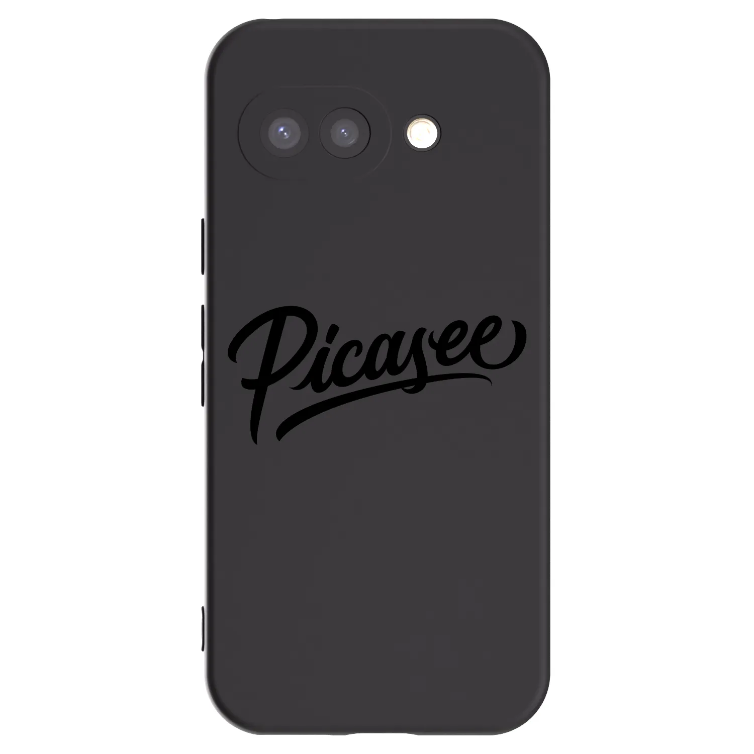 Picasee Google Pixel 9a Hülle - Schwarzes Silikon - Picasee - old logo - black