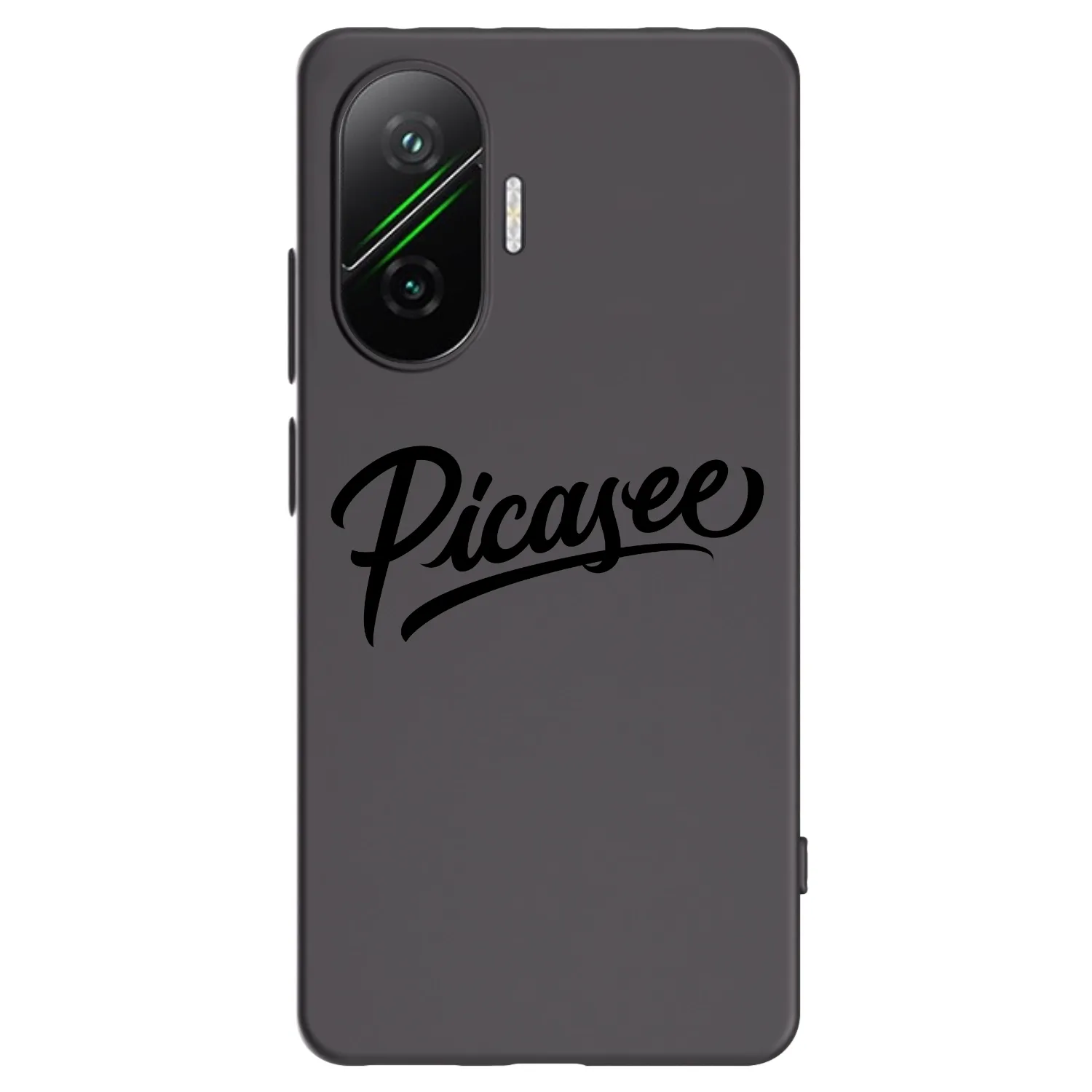 Picasee Xiaomi Poco F7 Pro 5G Hülle - Schwarzes Silikon - Picasee - old logo - black