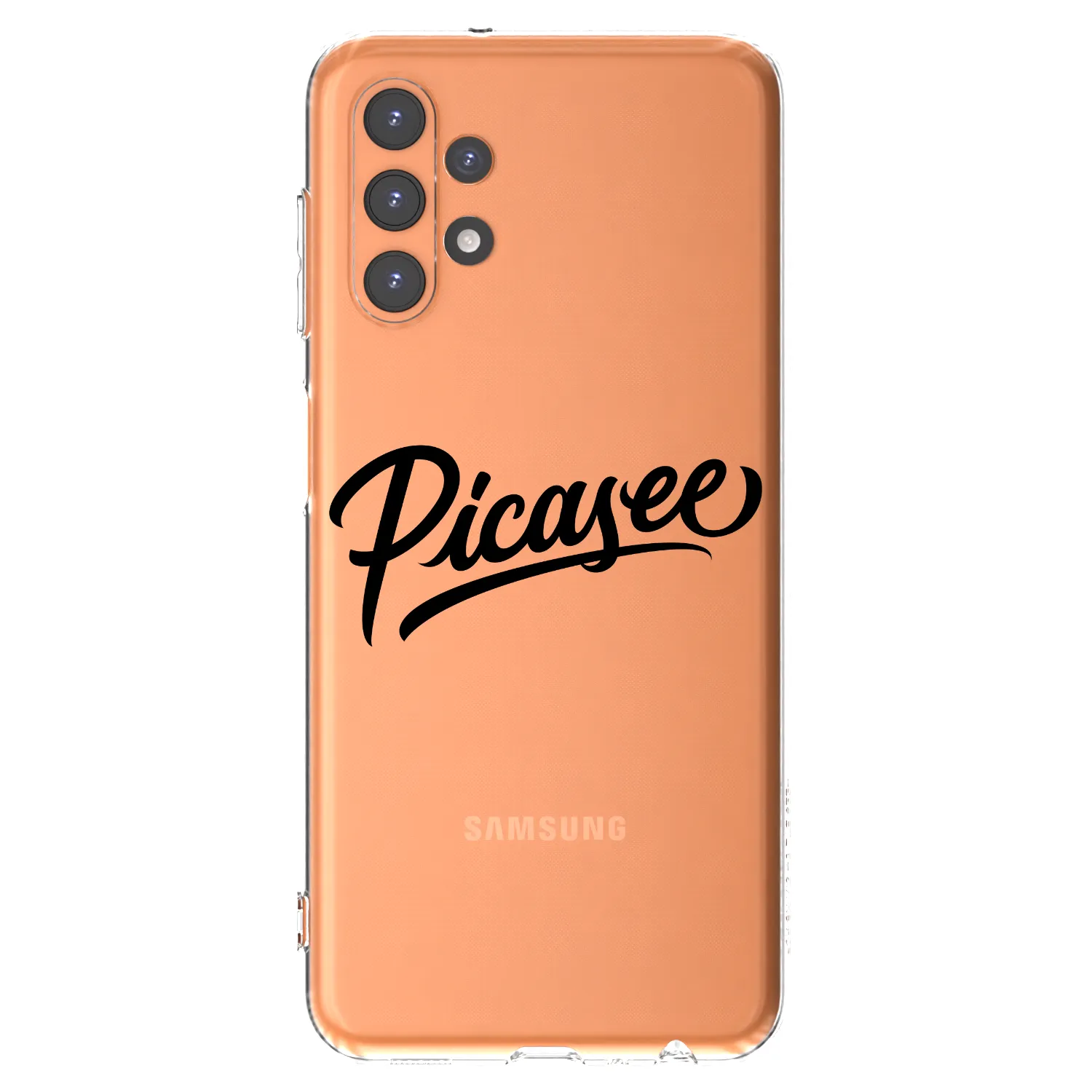 Picasee Samsung Galaxy A13 5G Hülle - Transparentes Silikon - Picasee - old logo - black