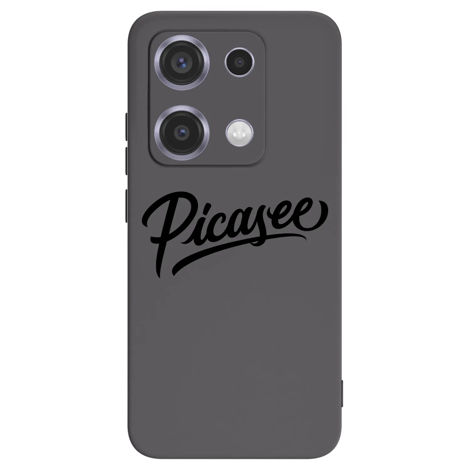 Picasee Xiaomi Redmi Note 14S Hülle - Schwarzes Silikon - Picasee - old logo - black
