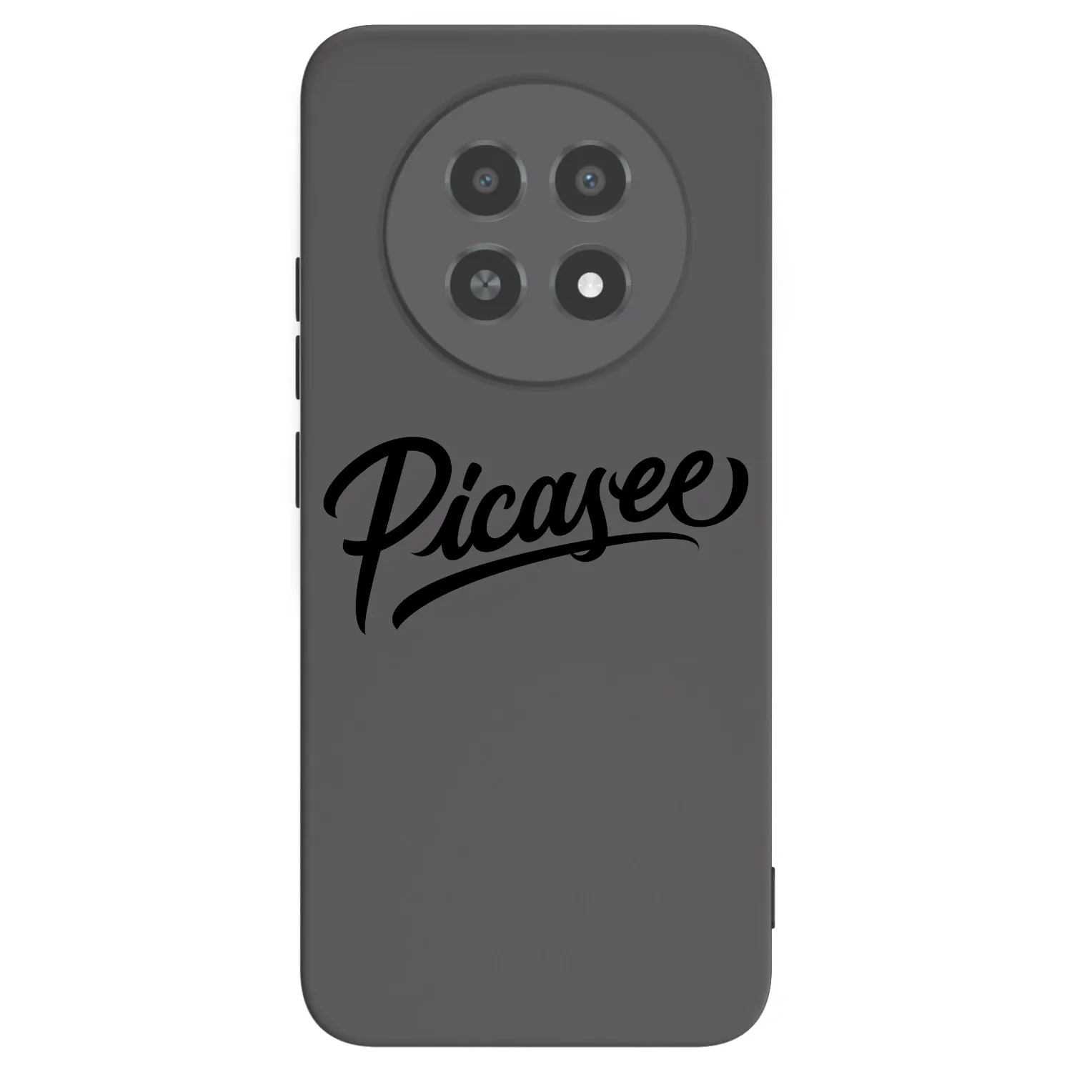 Picasee Realme 12X Hülle - Schwarzes Silikon - Picasee - old logo - black