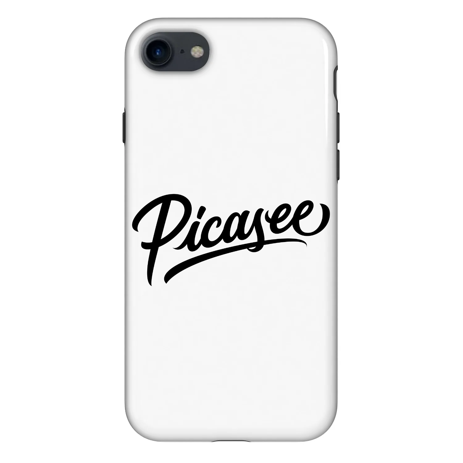 Picasee Fashion Case für Apple iPhone 7 - Picasee - old logo - black