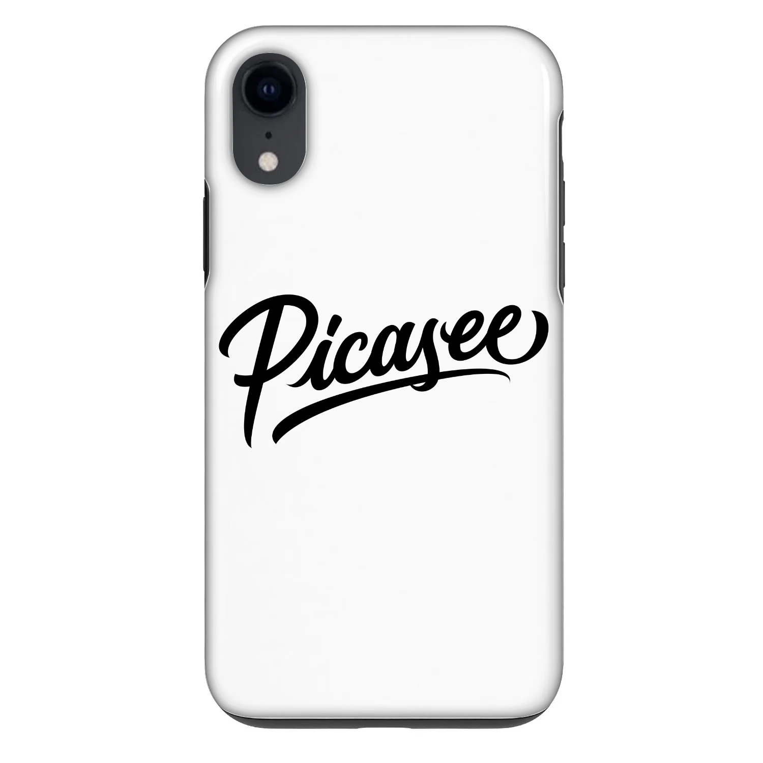 Picasee Fashion Case für Apple iPhone XR - Picasee - old logo - black