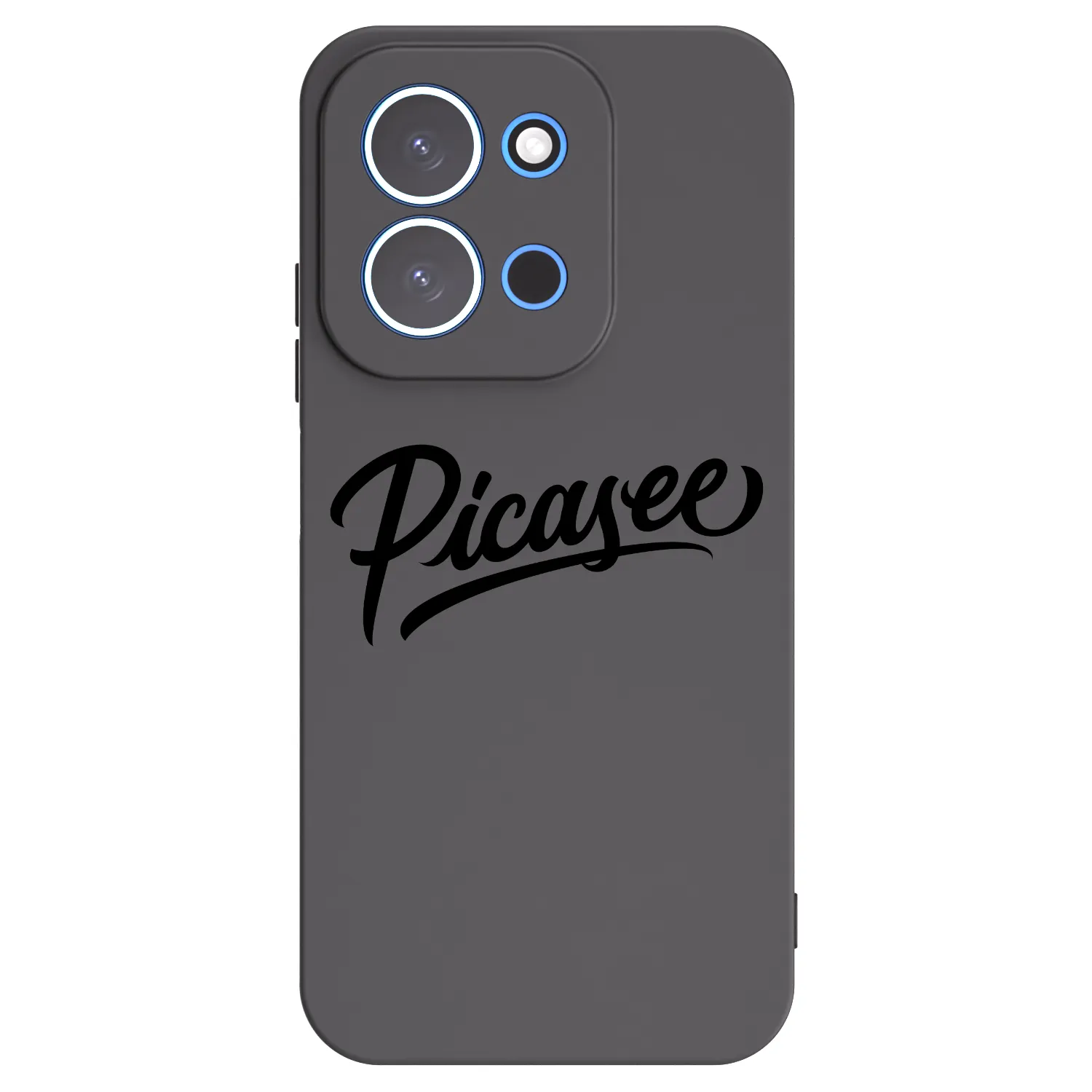 Picasee Xiaomi Redmi 15C 4G Hülle - Schwarzes Silikon - Picasee - old logo - black