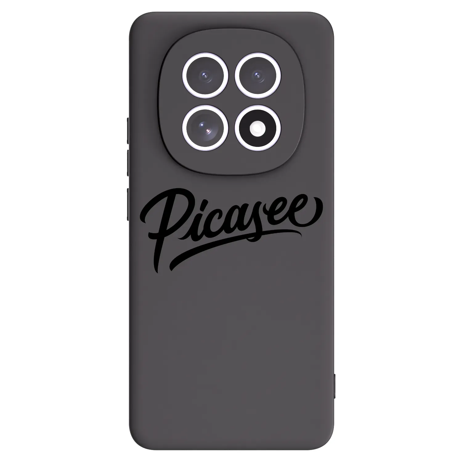 Picasee Xiaomi Redmi Note 15 Hülle - Schwarzes Silikon - Picasee - old logo - black