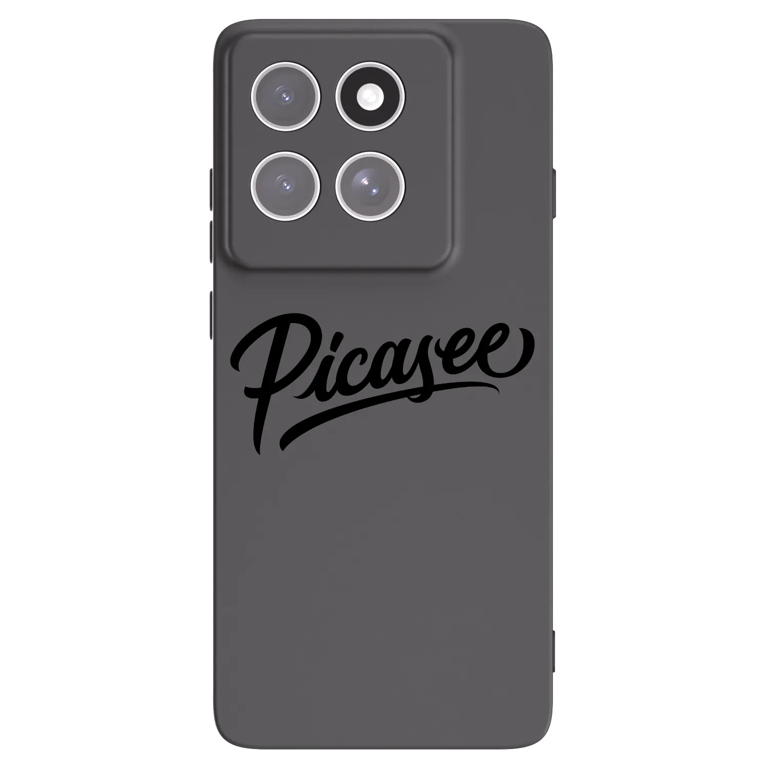 Picasee Motorola Edge 60 Fusion Hülle - Schwarzes Silikon - Picasee - old logo - black