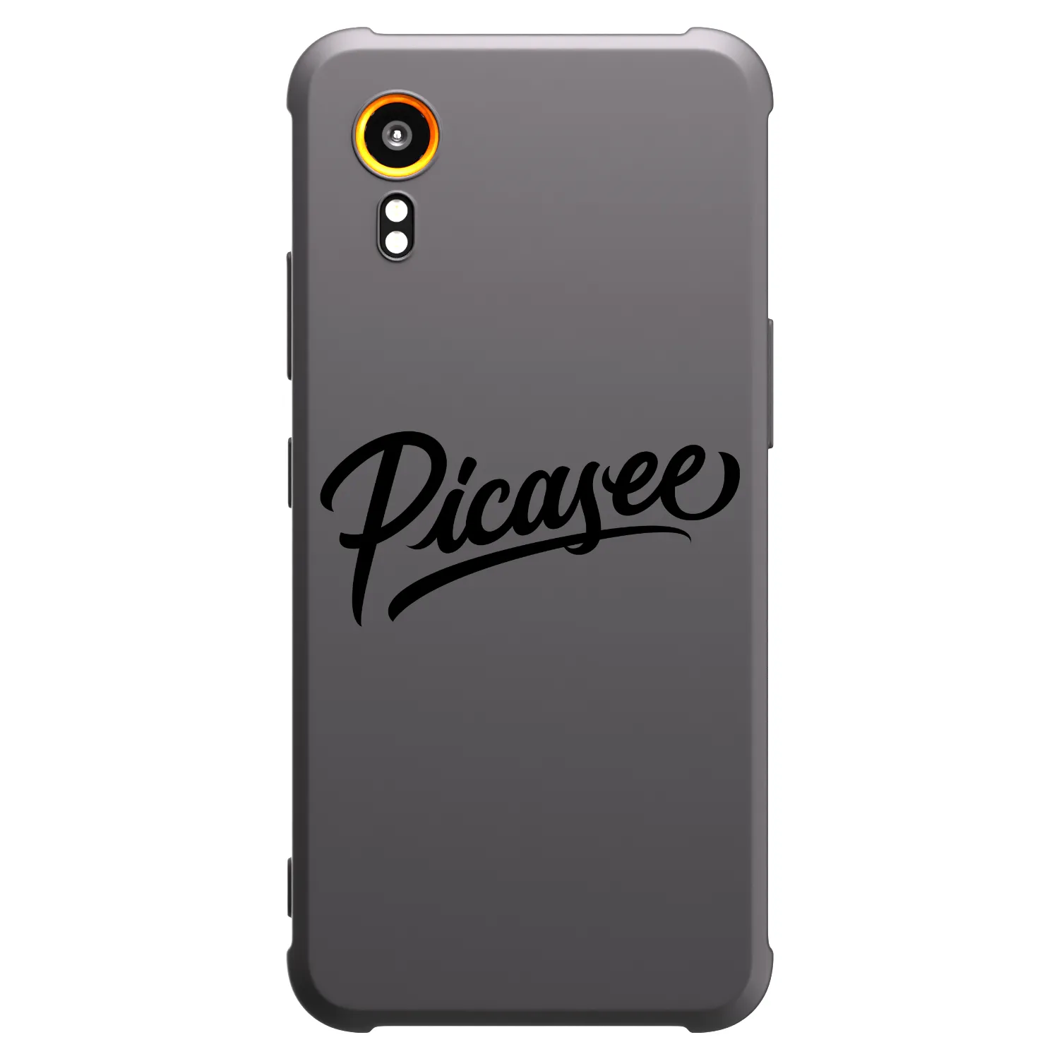 Picasee Samsung Galaxy Xcover 7 Hülle - Schwarzes Silikon - Picasee - old logo - black