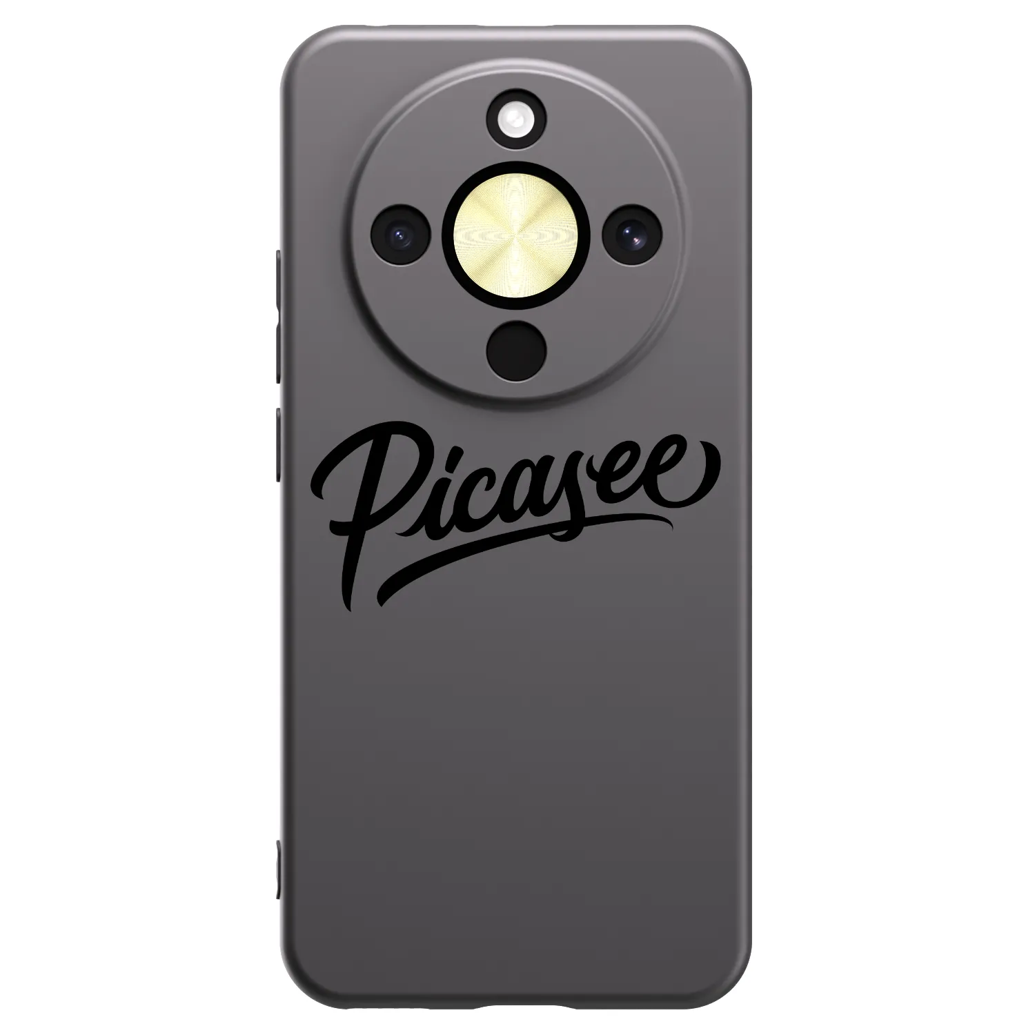 Picasee Honor Magic8 Lite 5G Hülle - Schwarzes Silikon - Picasee - old logo - black
