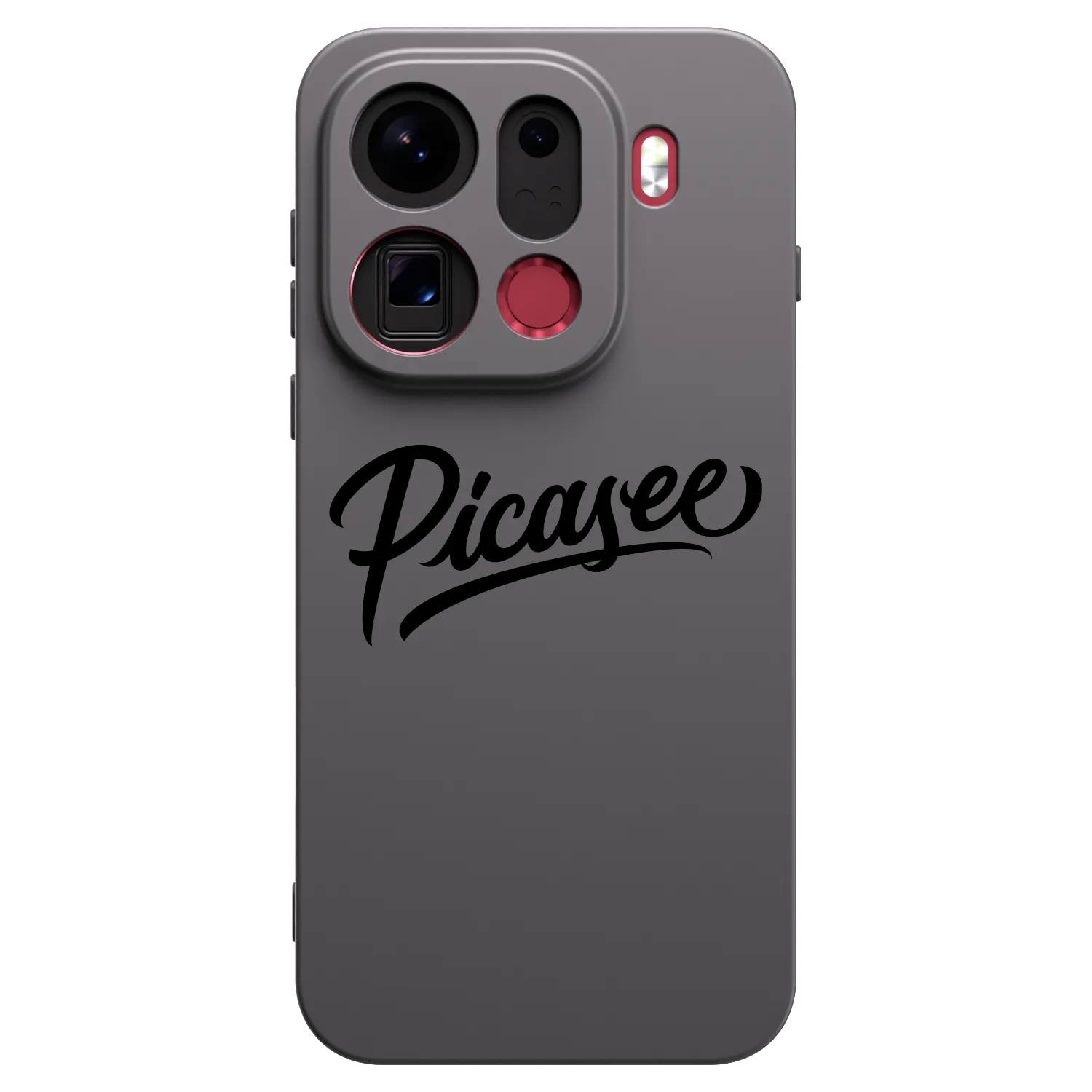 Picasee OPPO Find X9 Pro Hülle - Schwarzes Silikon - Picasee - old logo - black