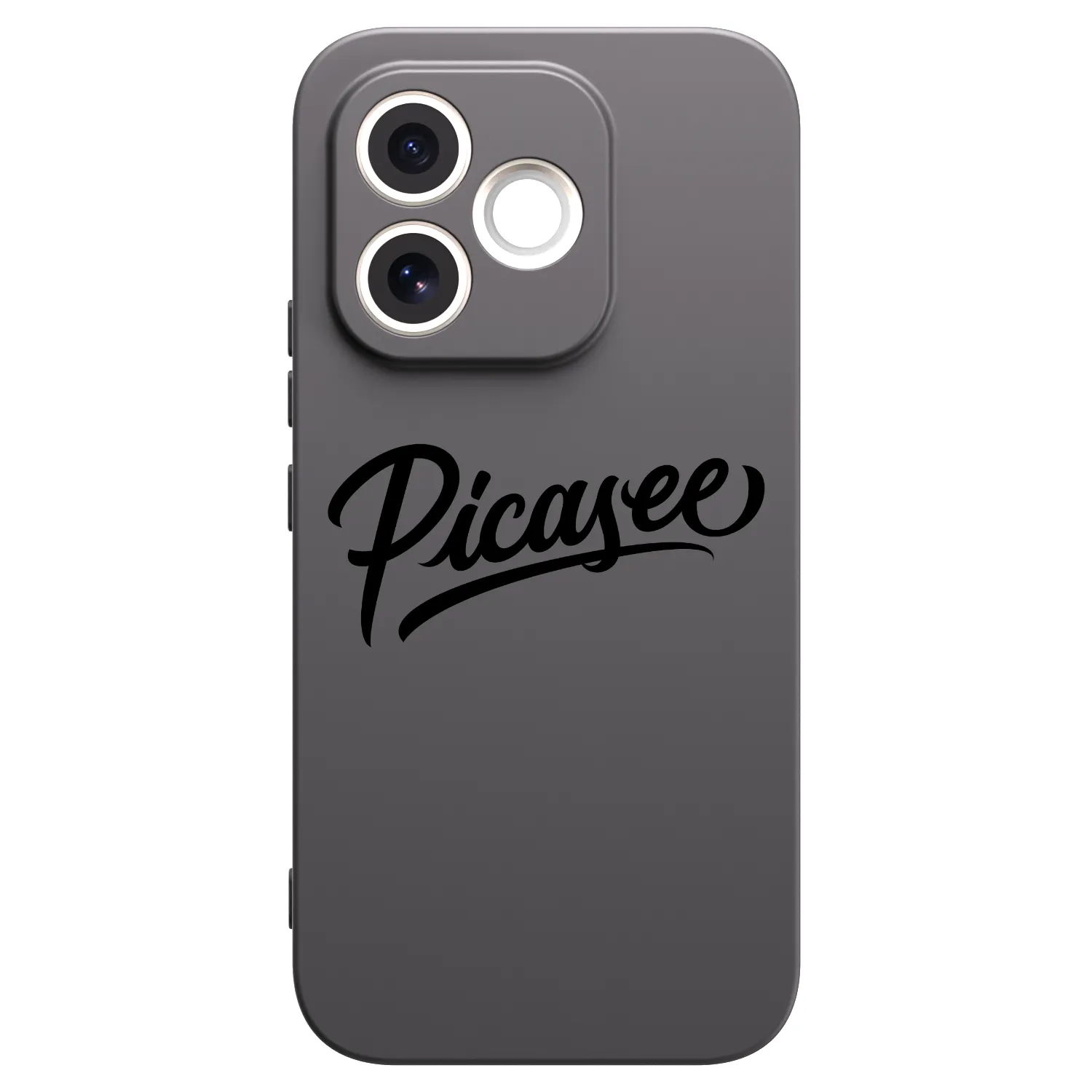 Picasee Honor 600 Lite Hülle - Schwarzes Silikon - Picasee - old logo - black