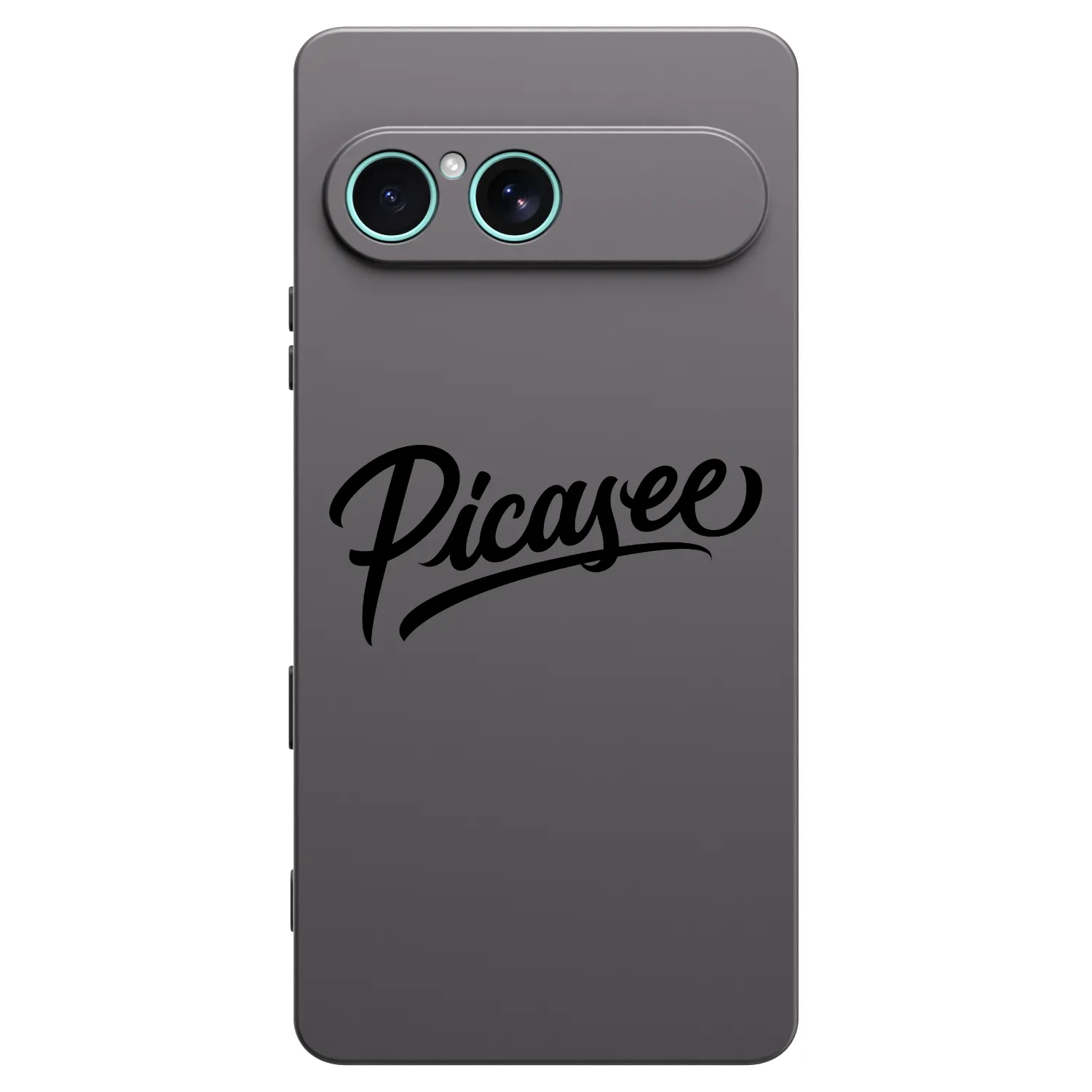 Picasee Sony Xperia 10 VII Hülle - Schwarzes Silikon - Picasee - old logo - black