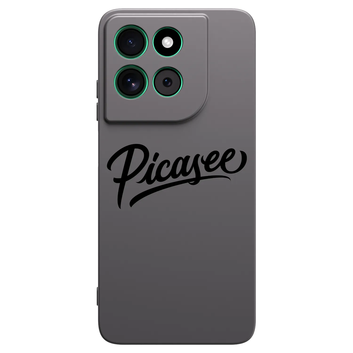 Picasee Motorola Moto G57 Power Hülle - Schwarzes Silikon - Picasee - old logo - black