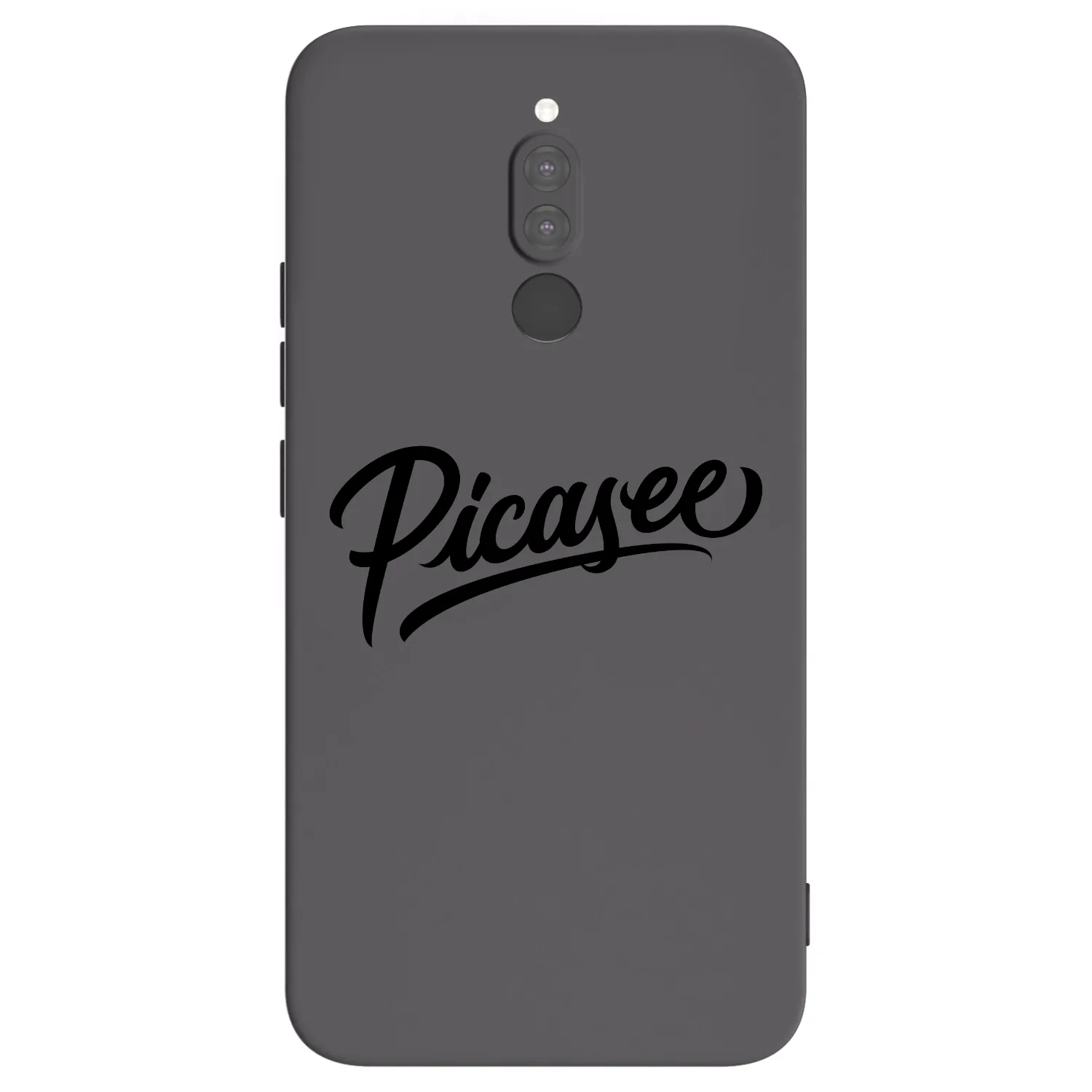 Picasee Xiaomi Redmi 8 Hülle - Schwarzes Silikon - Picasee - old logo - black
