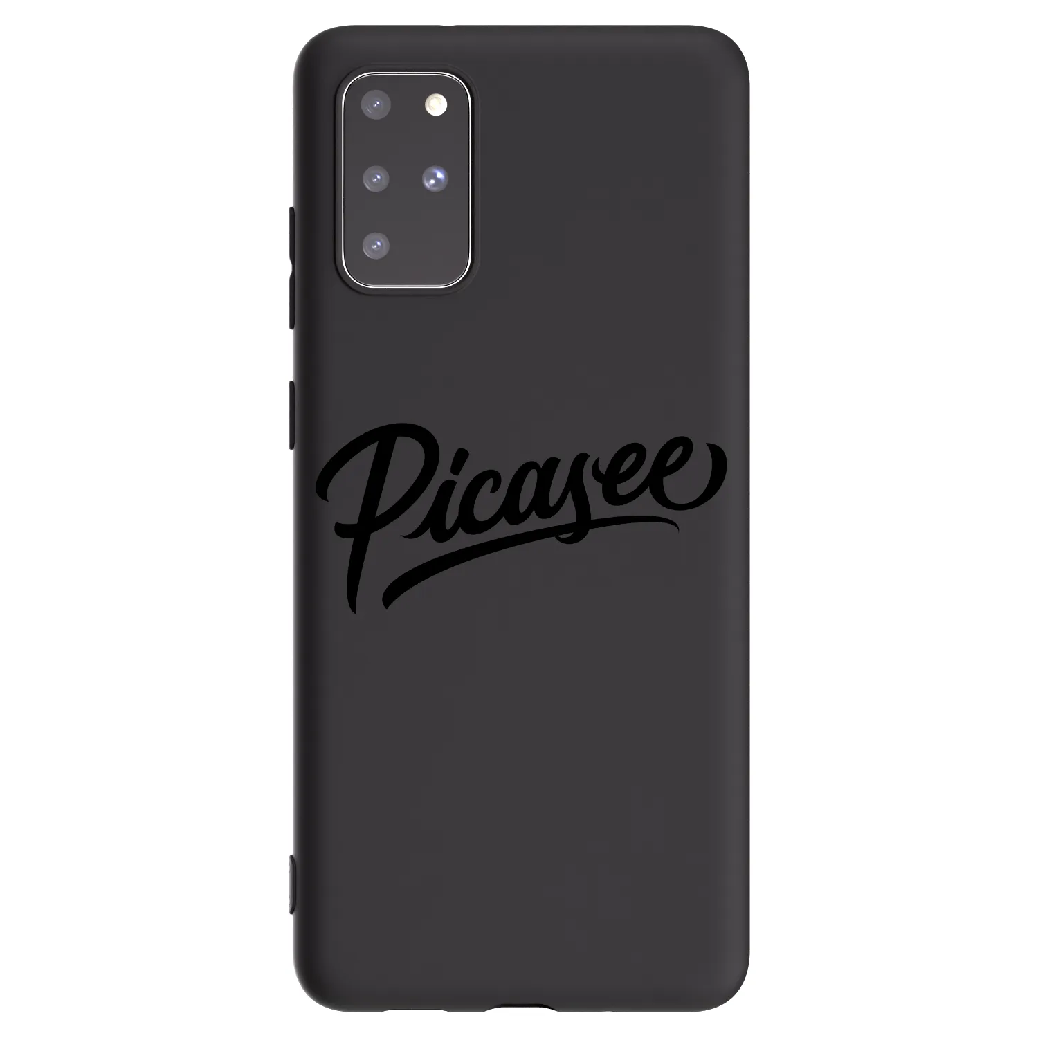 Picasee Samsung Galaxy S20+ G985F Hülle - Schwarzes Silikon - Picasee - old logo - black
