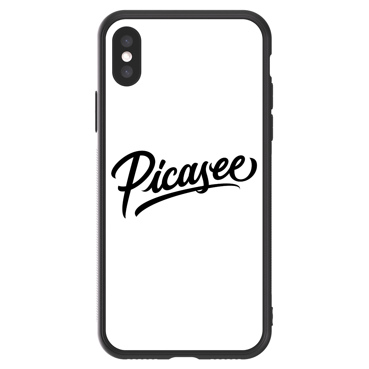 Picasee ULTIMATE CASE für Apple iPhone X/XS - Picasee - old logo - black