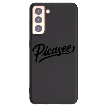 Picasee Samsung Galaxy S21 5G G991B Hülle - Schwarzes Silikon - Picasee - old logo - black