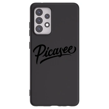 Picasee Samsung Galaxy A52 5G A525F Hülle - Schwarzes Silikon - Picasee - old logo - black