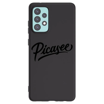 Picasee Samsung Galaxy A72 A725F Hülle - Schwarzes Silikon - Picasee - old logo - black