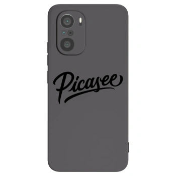 Picasee Xiaomi Poco F3 Hülle - Schwarzes Silikon - Picasee - old logo - black