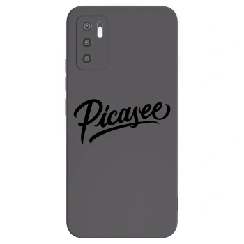 Picasee Xiaomi Redmi Note 10 5G Hülle - Schwarzes Silikon - Picasee - old logo - black