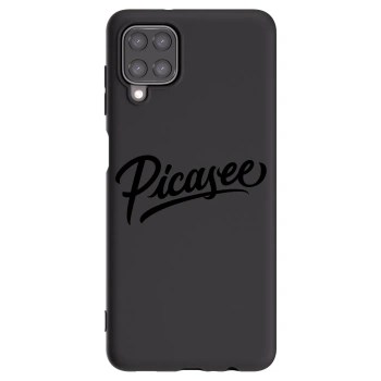Picasee Samsung Galaxy M12 M127F Hülle - Schwarzes Silikon - Picasee - old logo - black