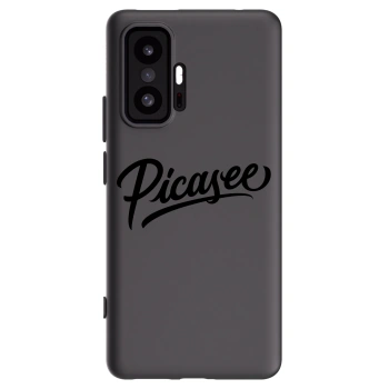 Picasee Xiaomi 11T Hülle - Schwarzes Silikon - Picasee - old logo - black