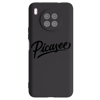 Picasee Huawei Nova 8i Hülle - Schwarzes Silikon - Picasee - old logo - black